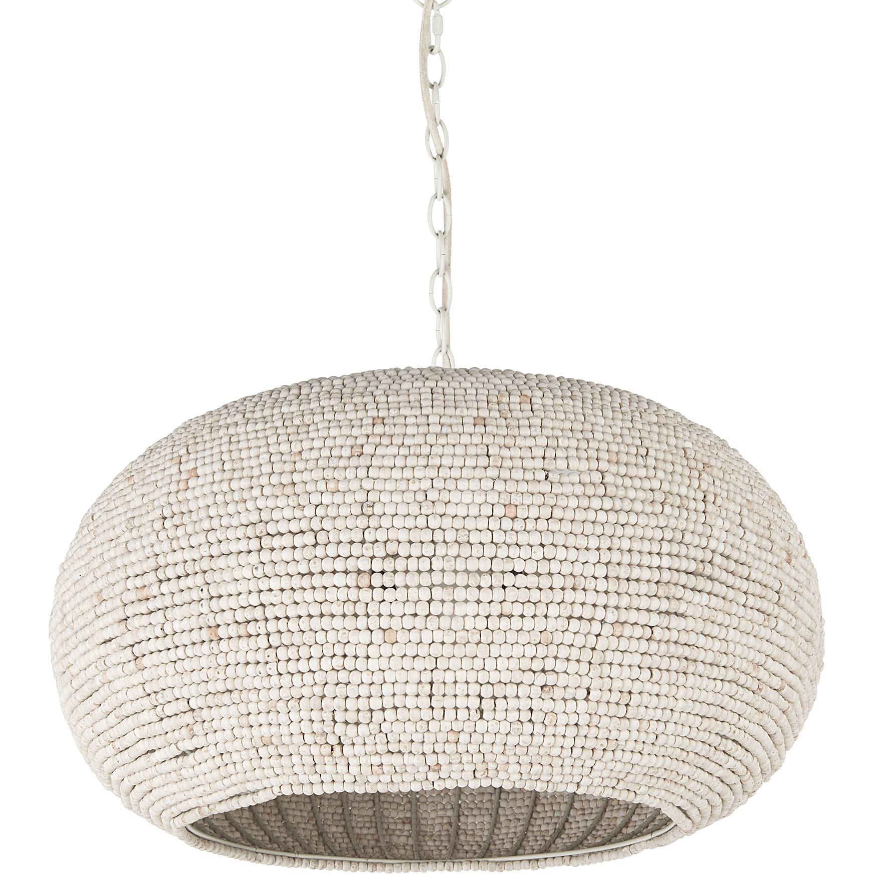 Theta 30 inch White Chandelier Ceiling Light