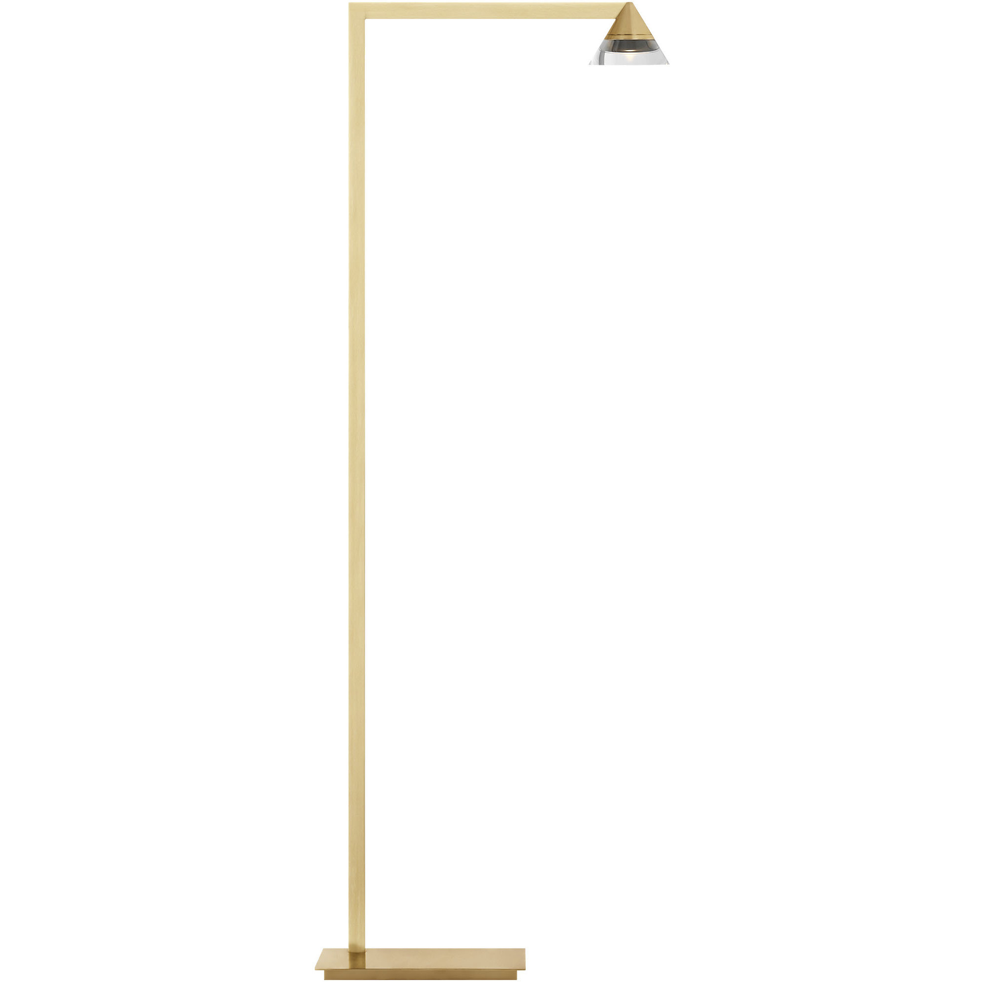 Sean Lavin Midrand 42 inch 7.6 watt Hand-Rubbed Antique Brass Floor Lamp Portable Light
