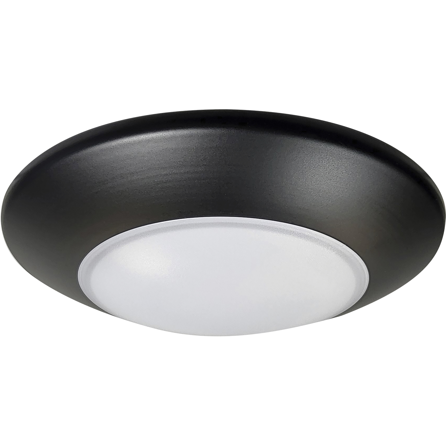 AC Opal LED Black Surface Ceiling Light