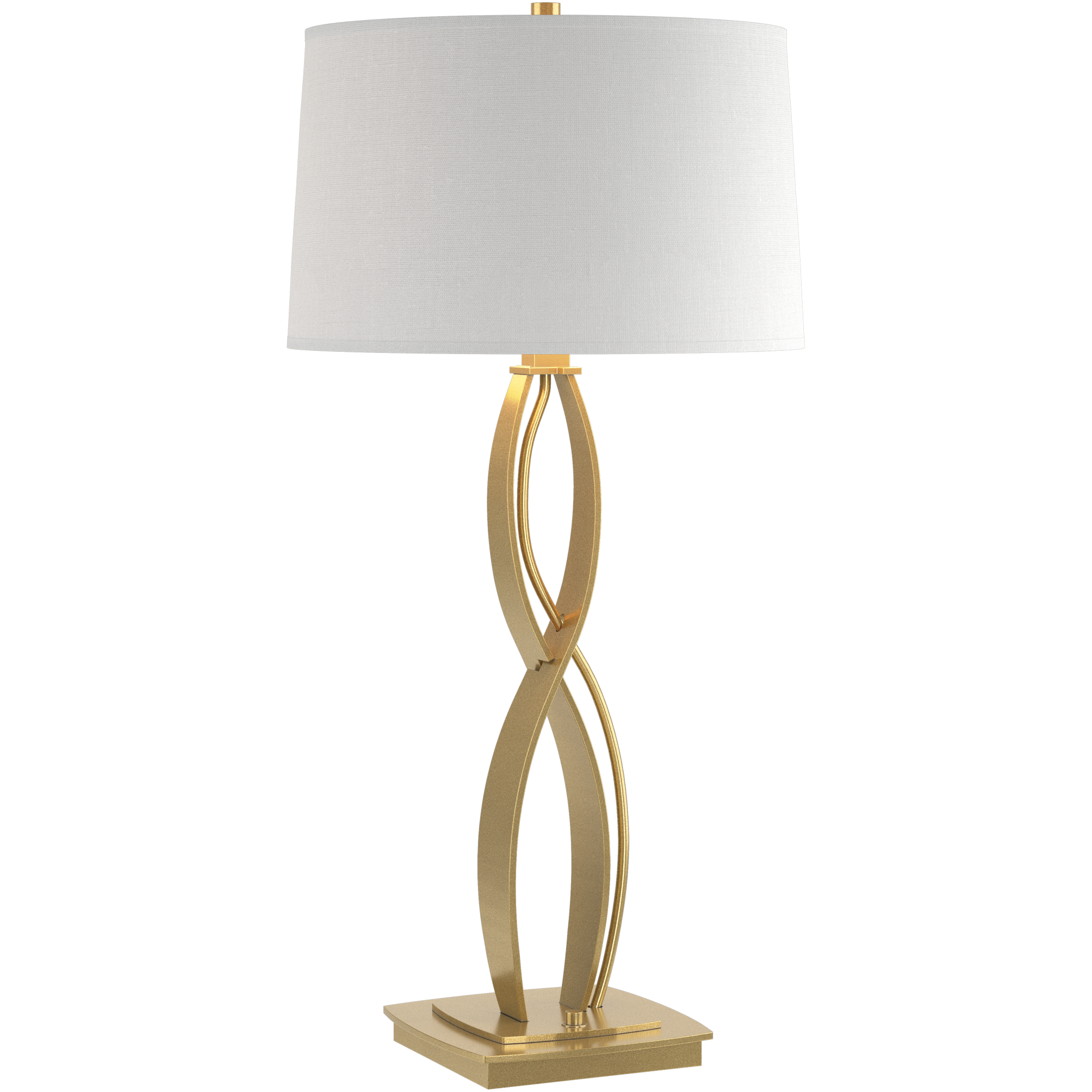 Almost Infinity 31 inch 150 watt Modern Brass Table Lamp Portable Light in Natural Anna, Tall