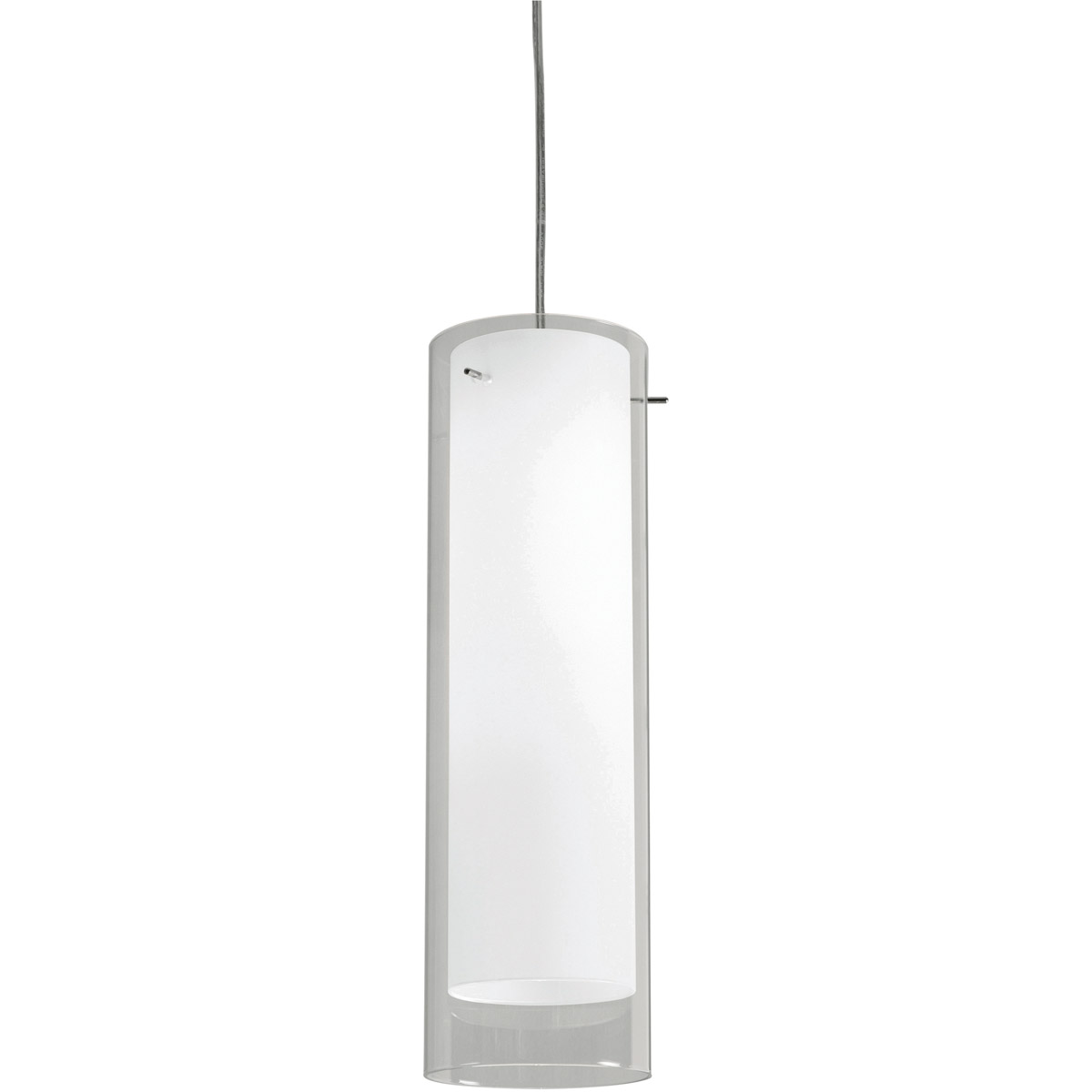 Montauk 1 Light 4.63 inch Satin Nickel Pendant Ceiling Light in White