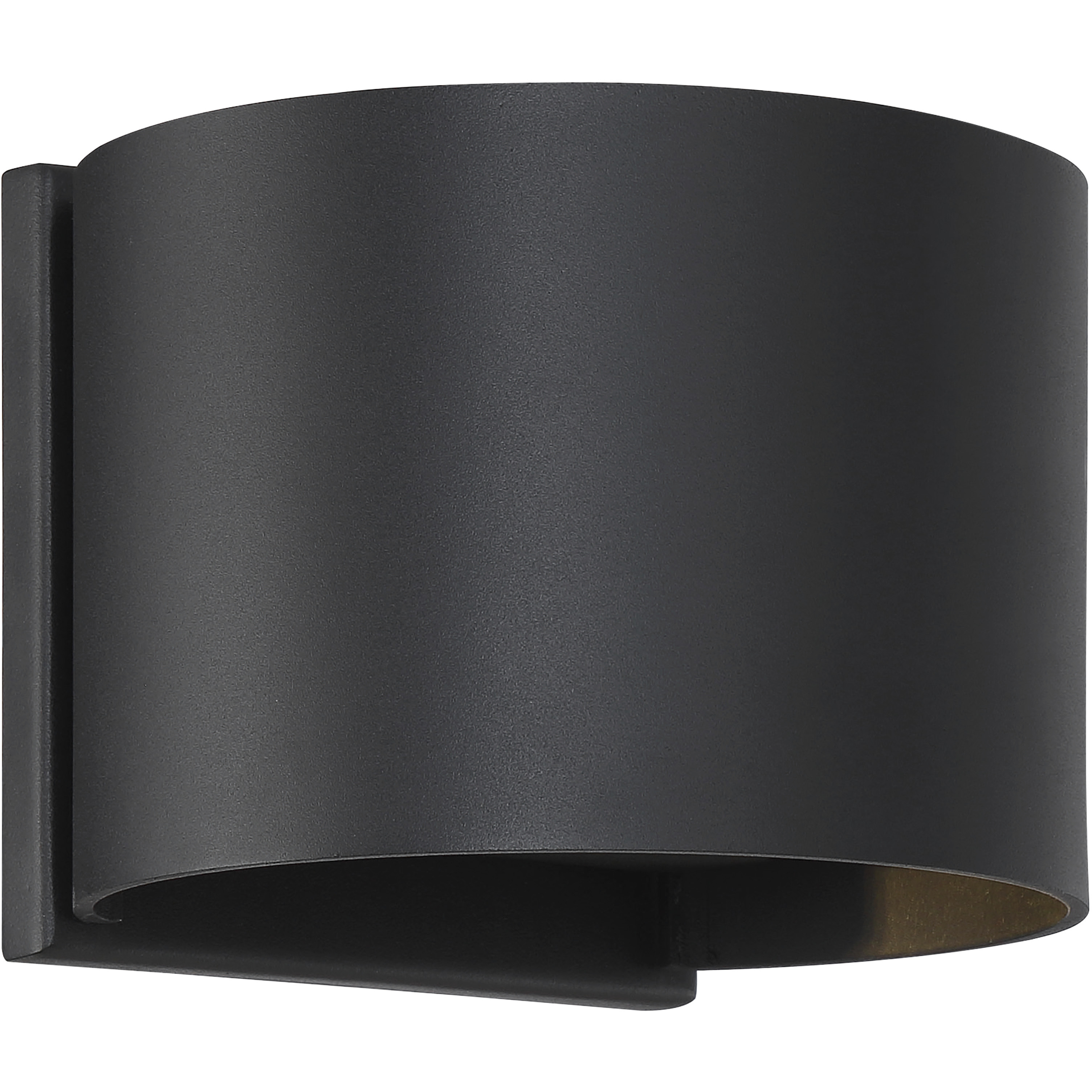Lightgate LED 6 inch Matte Black Wall Sconce Wall Light