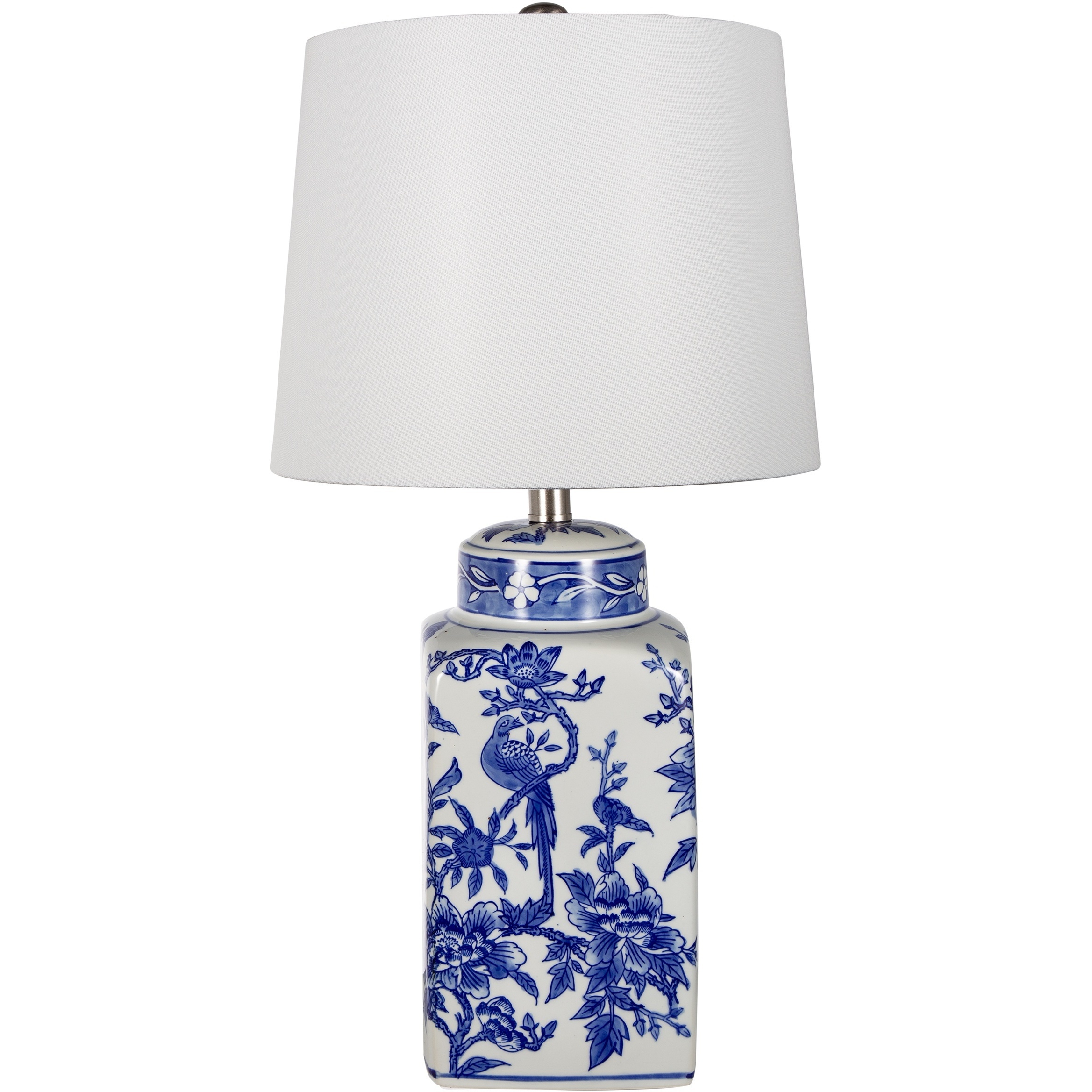 Anita 25 inch 40.00 watt Blue/White Table Lamp Portable Light