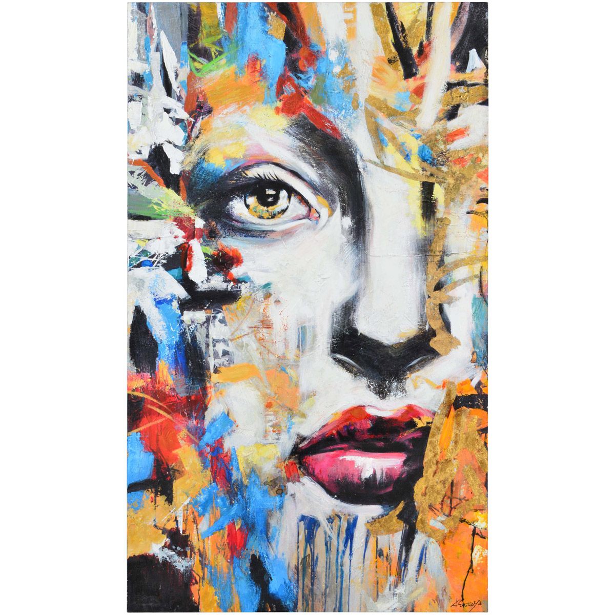 Ara 60 X 36 inch Painting, Large