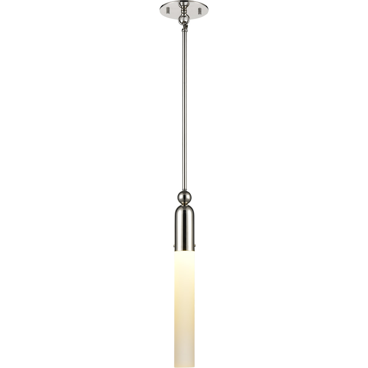 Fusion 1 Light 3 inch Polished Nickel Mini Pendant Ceiling Light