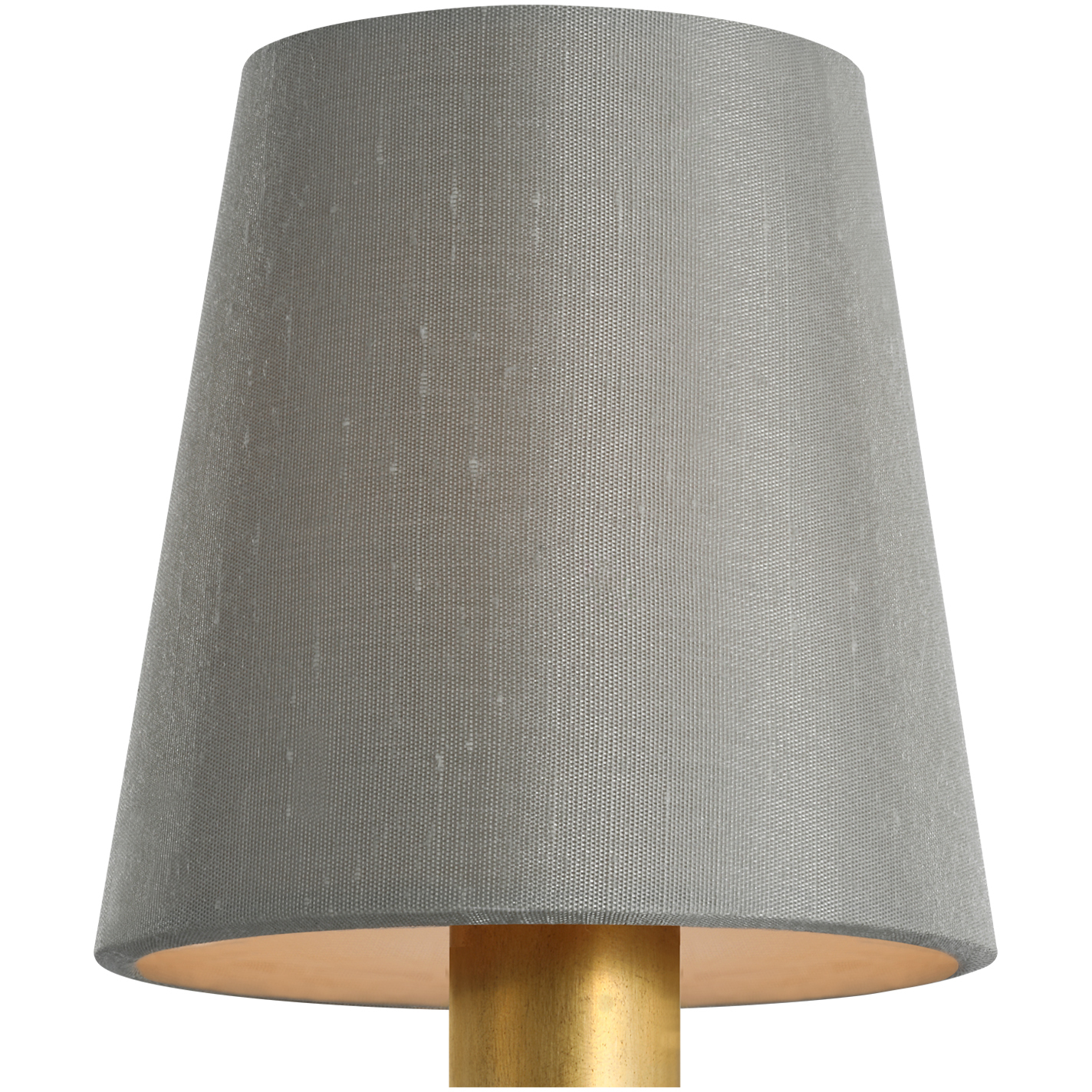 Visual Comfort Clip Mist Silk Empire 4.25 inch Empire Shade, 4in