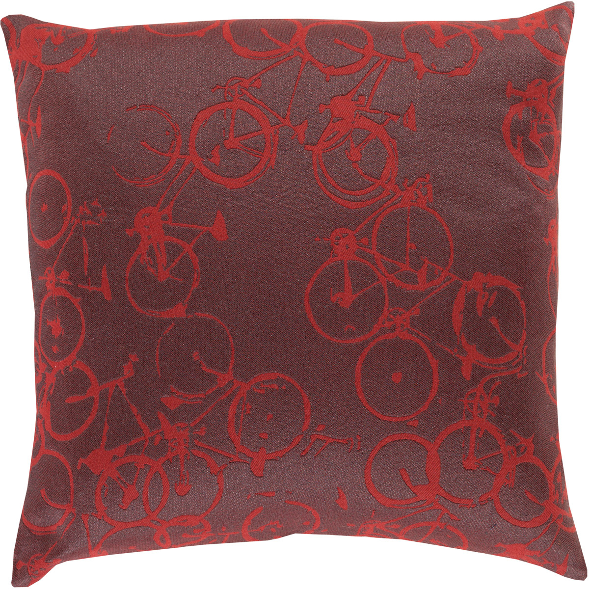 Pedal Power 20 inch Dark Red, Charcoal Pillow Kit