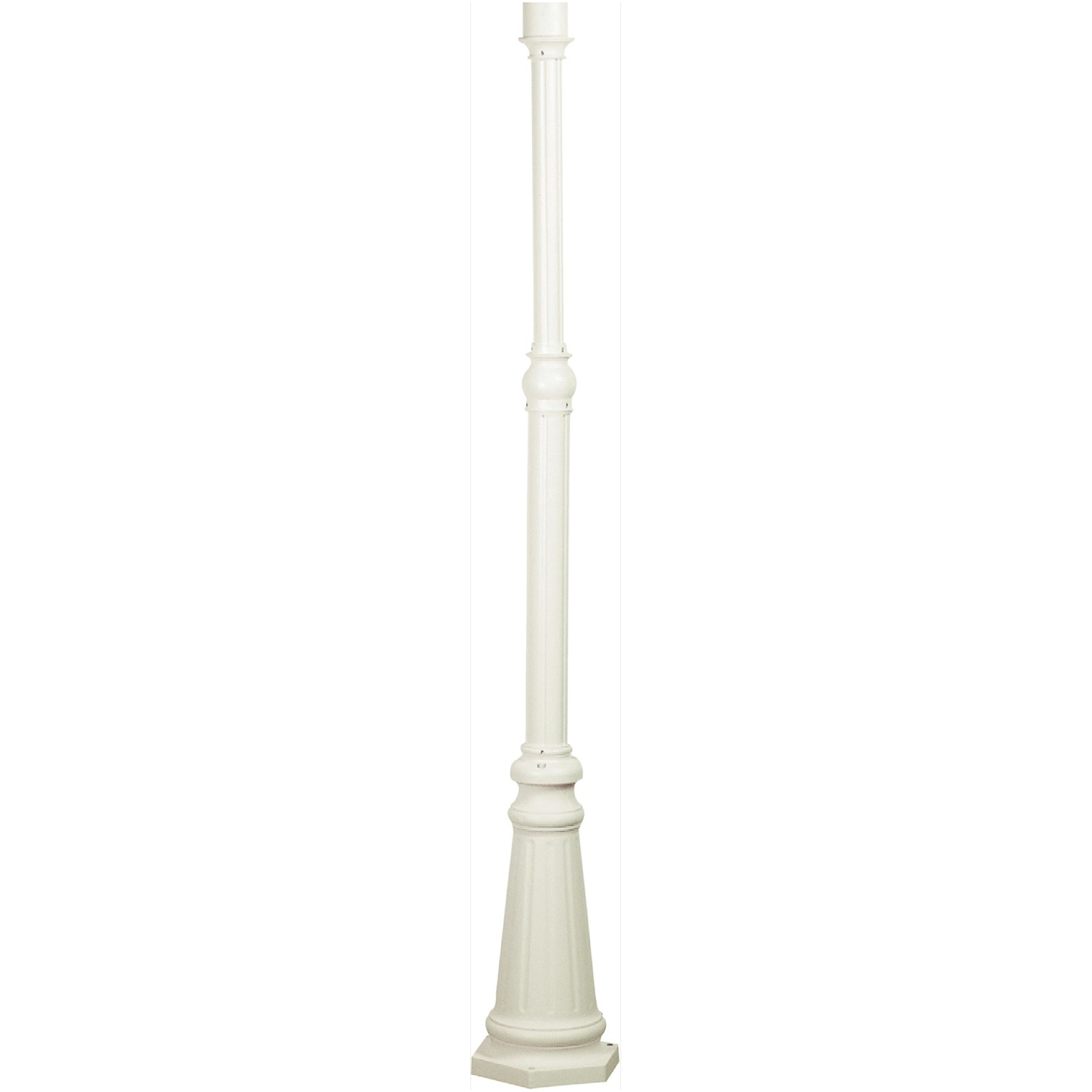 Classico 70 inch White Outdoor Post