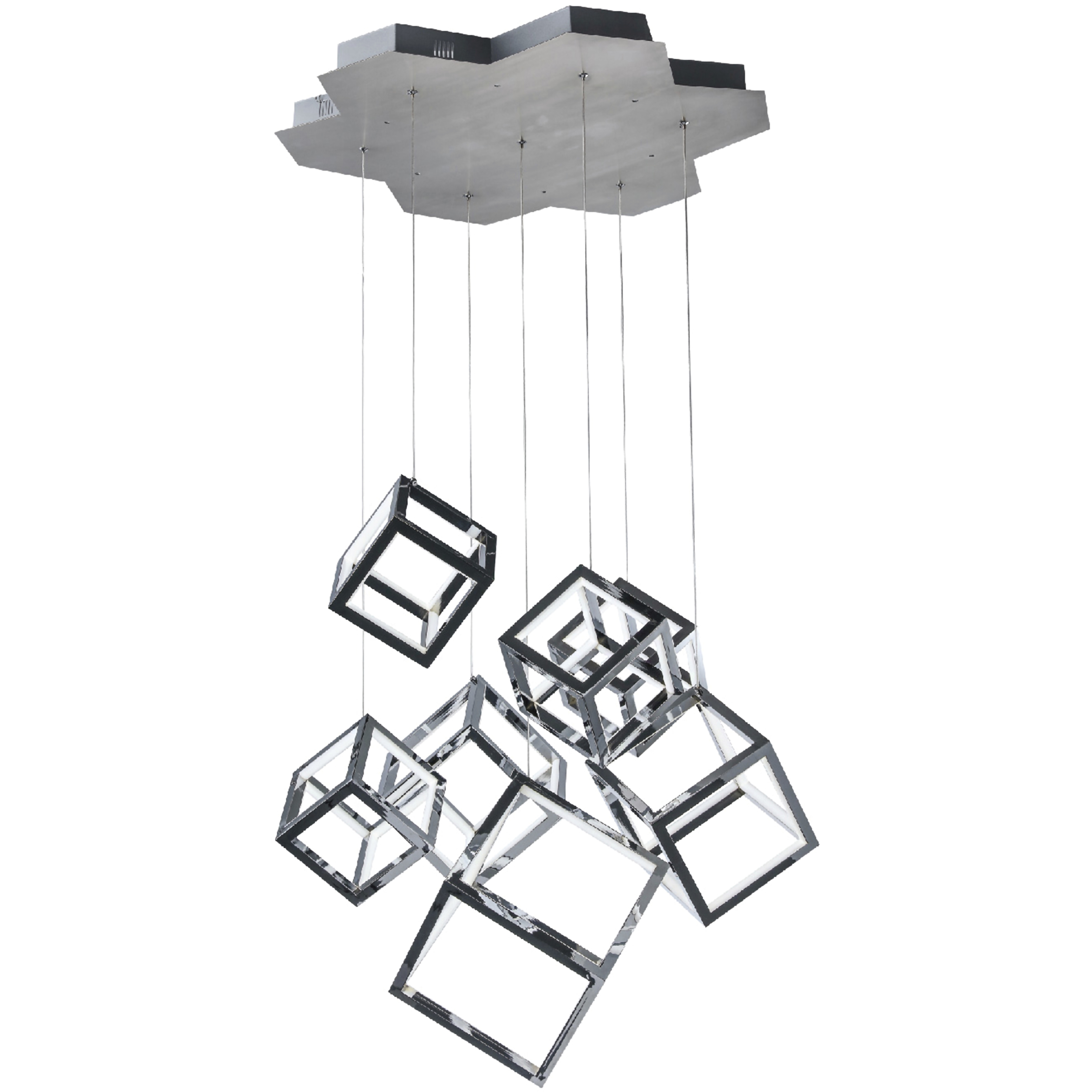 Canada LED 29 inch Nickel Chandelier Ceiling Light