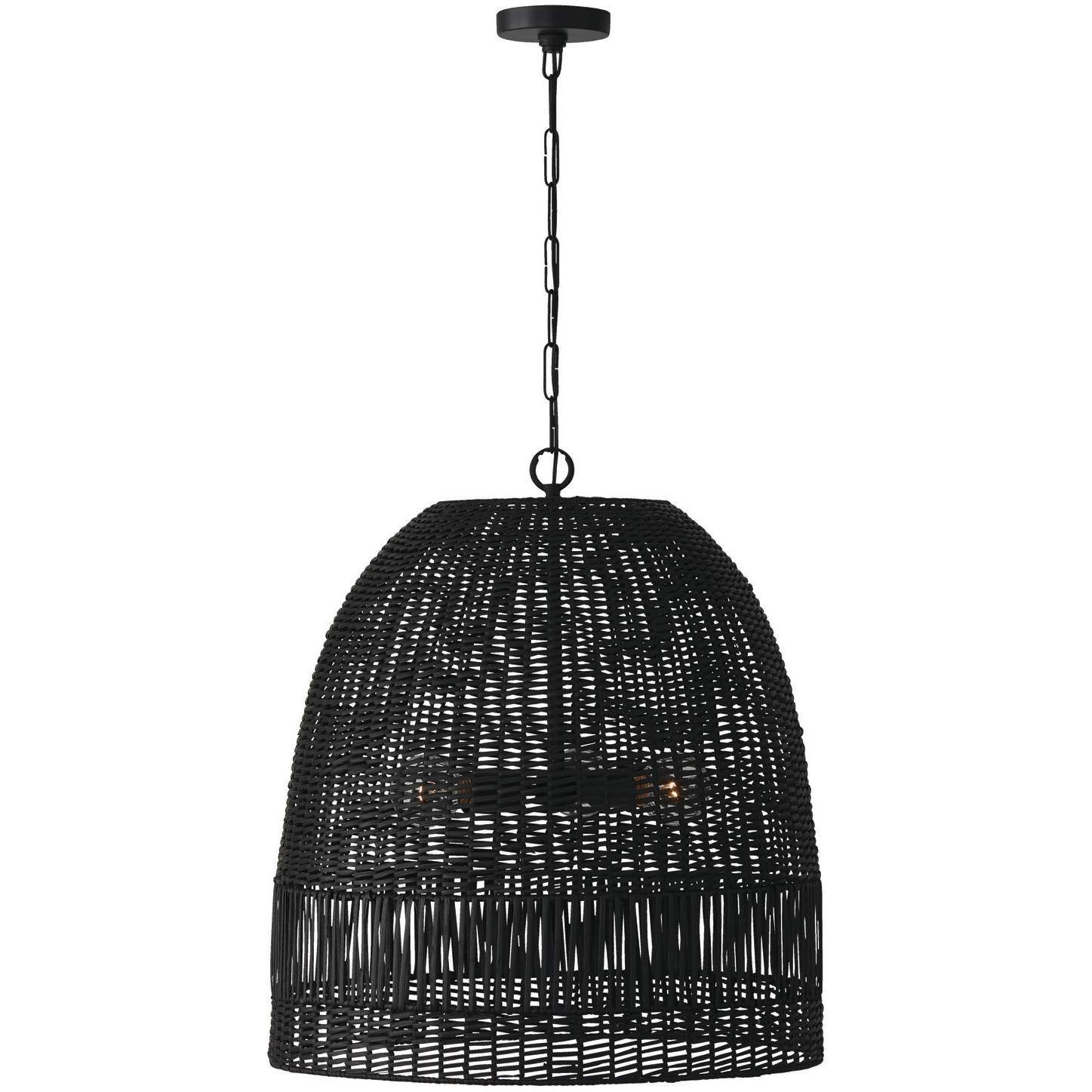 Naomi 3 Light 24 inch Matte Black Pendant Ceiling Light