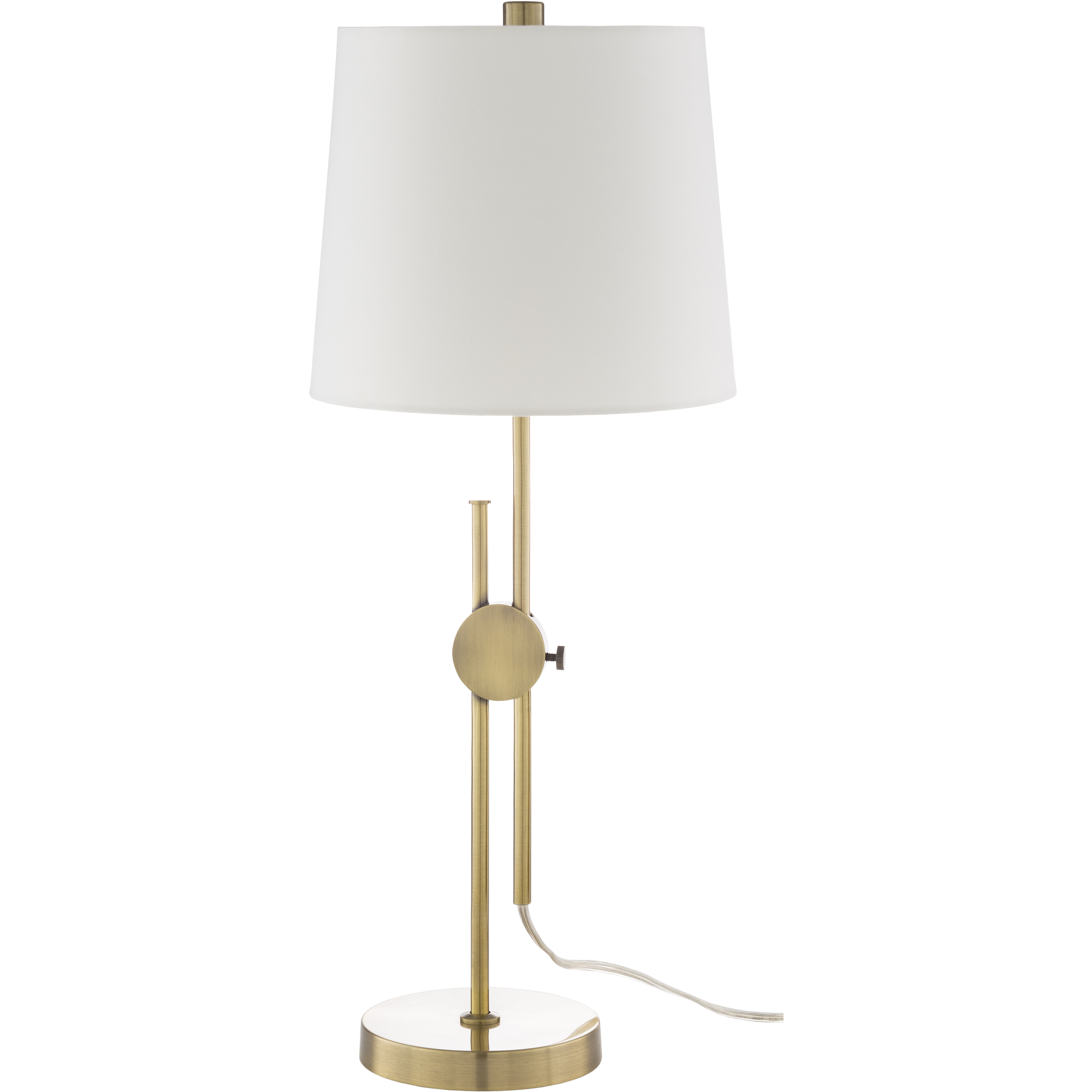 Jace 25 inch 100 watt Brass Table Lamp Portable Light
