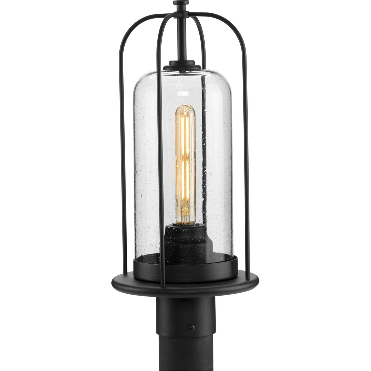 Watch Hill 1 Light 18 inch Textured Black Outdoor Post Lantern