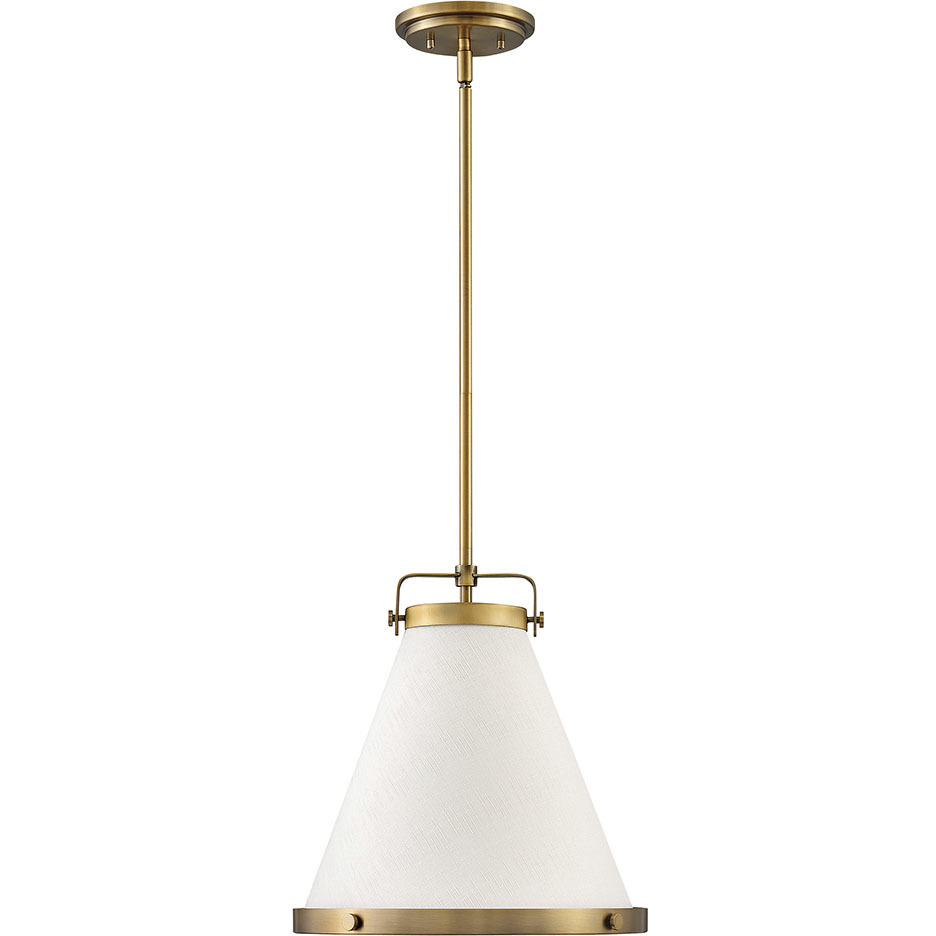 Lexi 1 Light 13.5 inch Lacquered Brass Indoor Pendant Ceiling Light