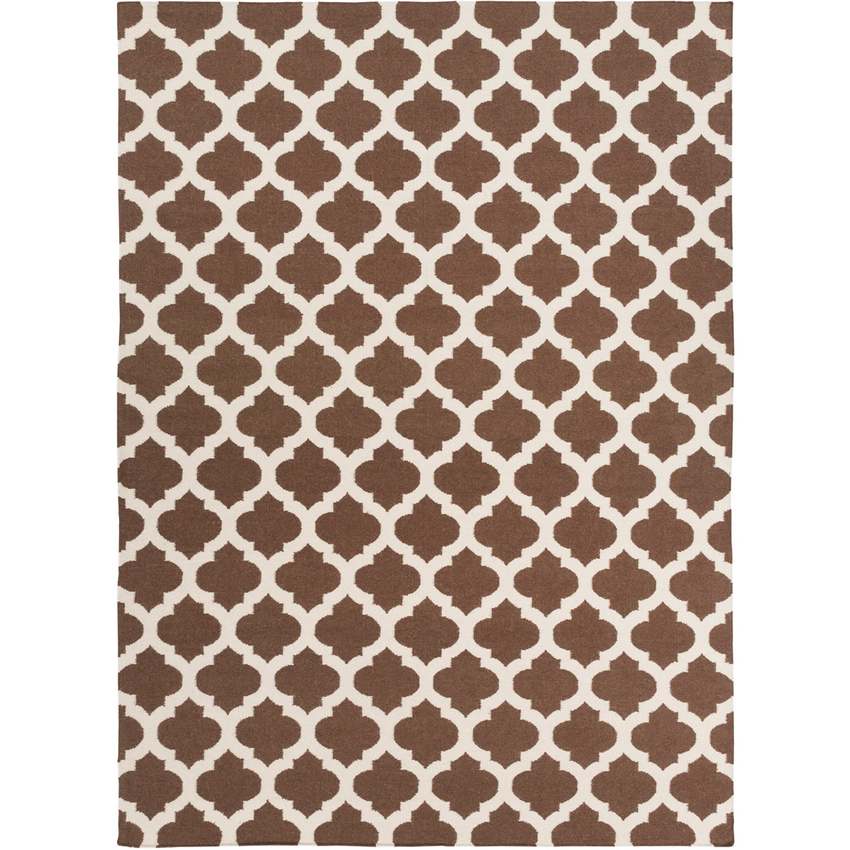 Frontier 66 X 42 inch Dark Brown, Beige Rug