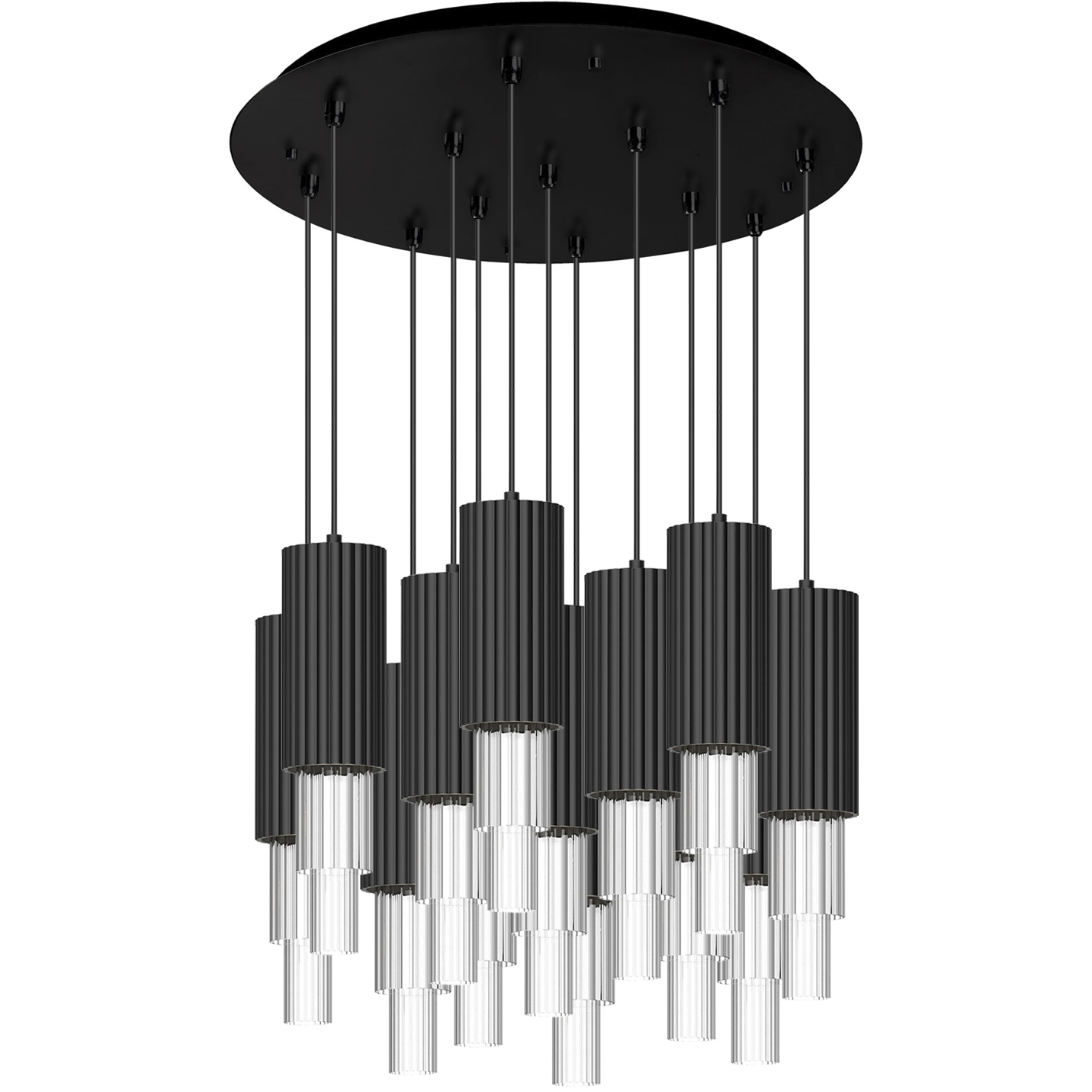 Alora Mood Bordeaux LED 24.13 inch Matte Black Pendant Ceiling Light