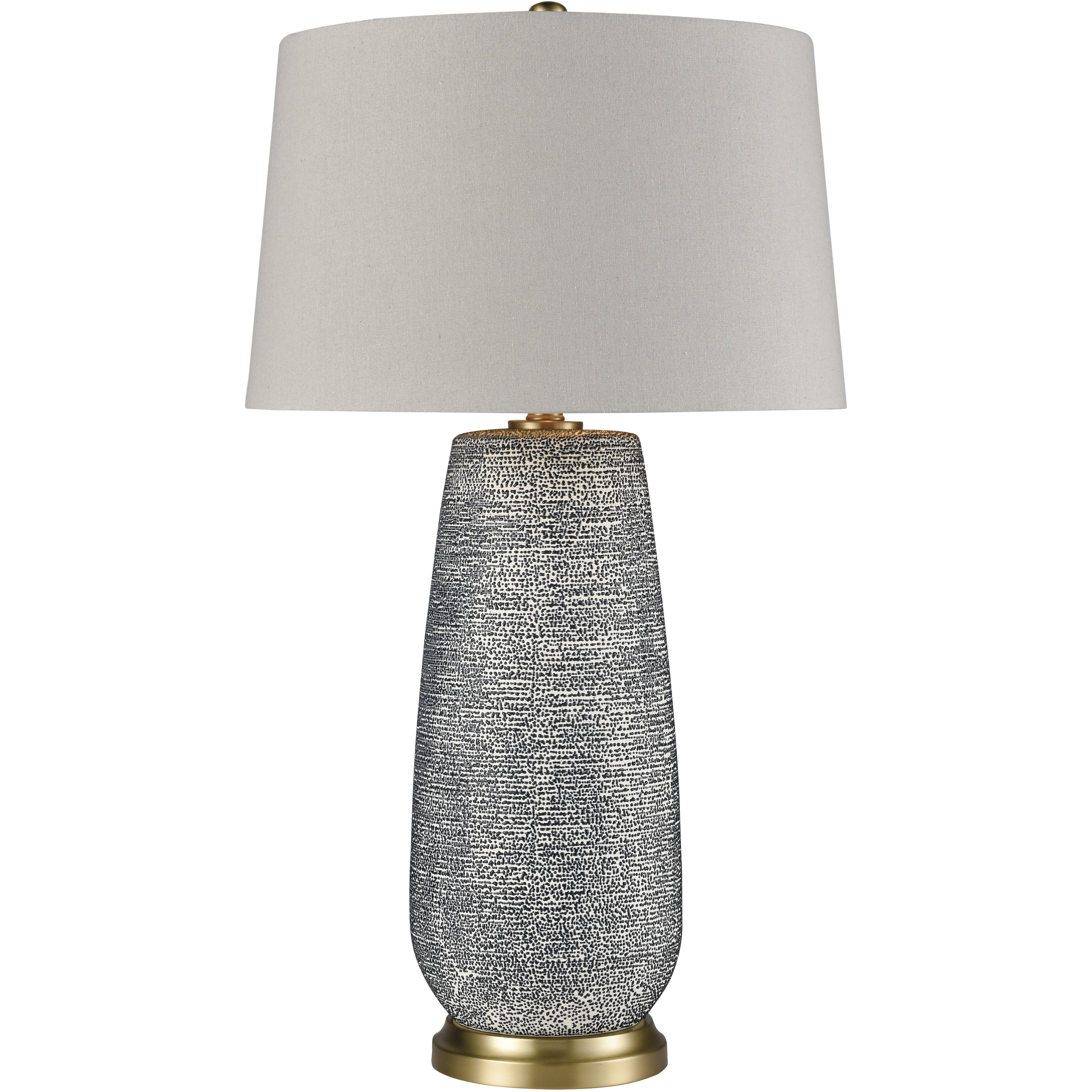 Rehoboth 30 inch 150 watt Navy with Aged Brass Table Lamp Portable Light
