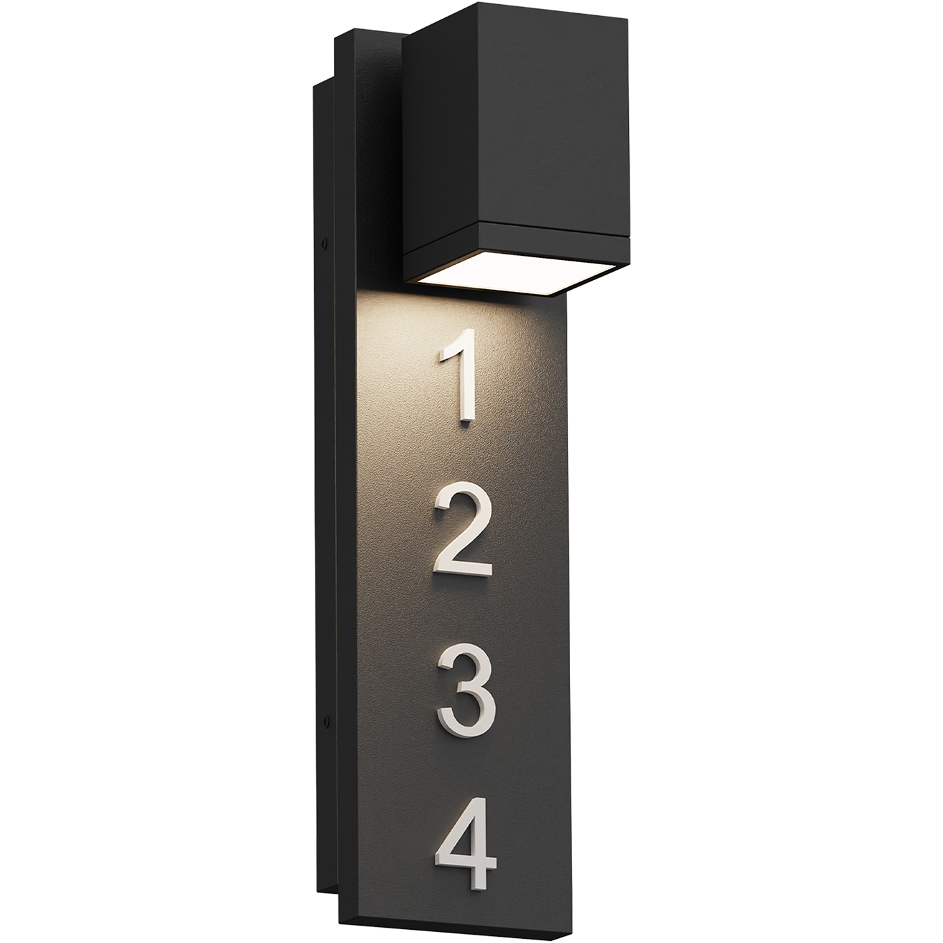Bishop LED 19 inch Sand Black Outdoor Wall Sconce