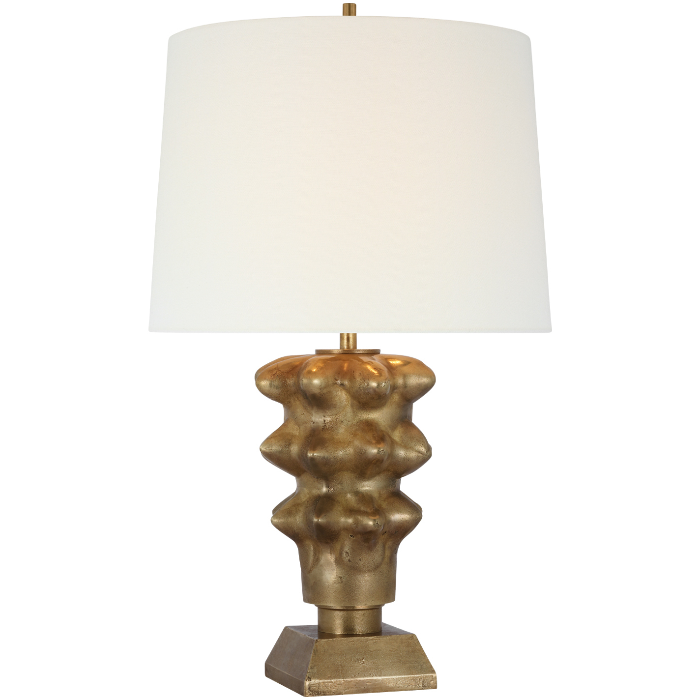 Thomas O'Brien Luxor 25.25 inch 15 watt Museum Brass Table Lamp Portable Light, Medium