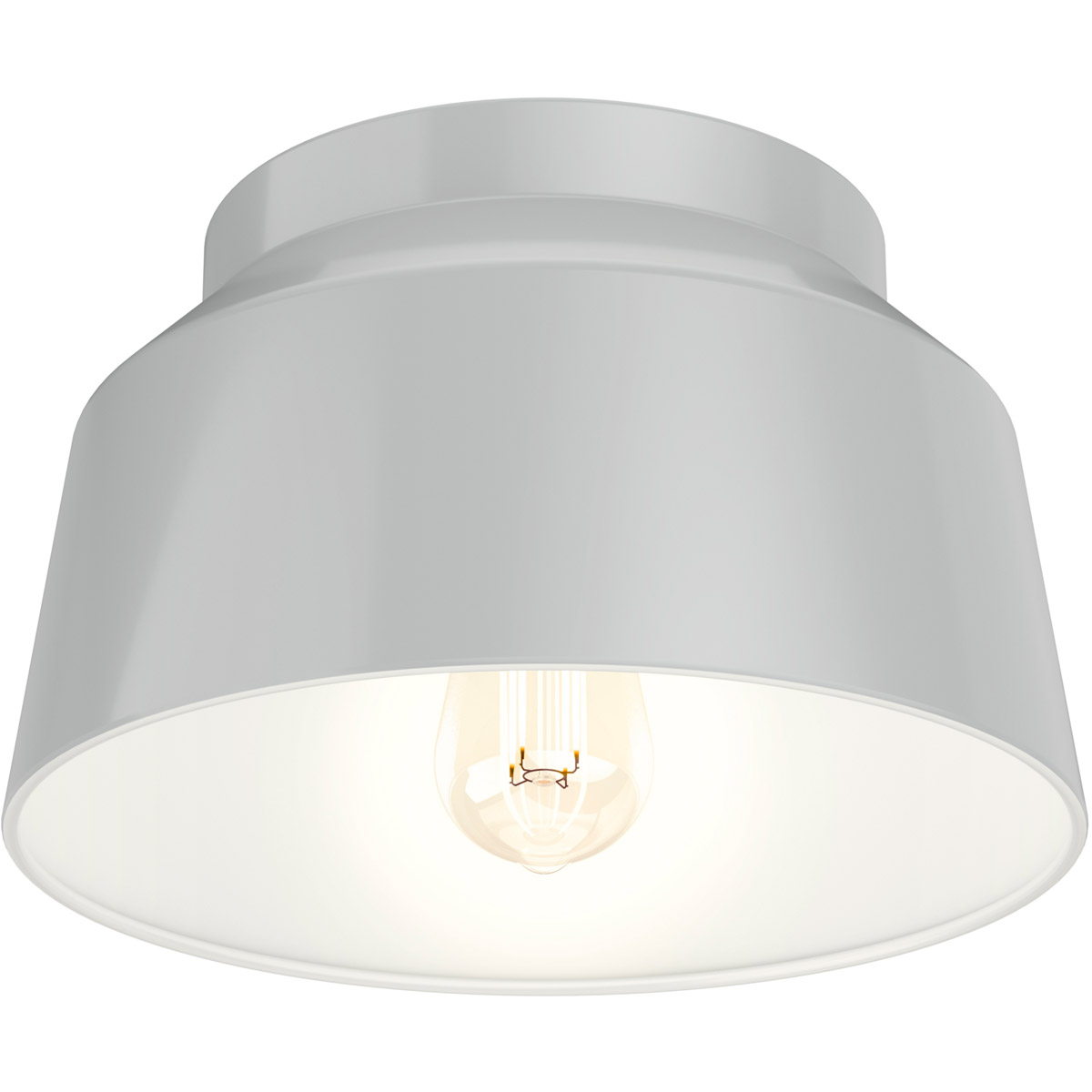 Cranbrook 1 Light 12 inch Dove Grey Flush Mount Ceiling Light