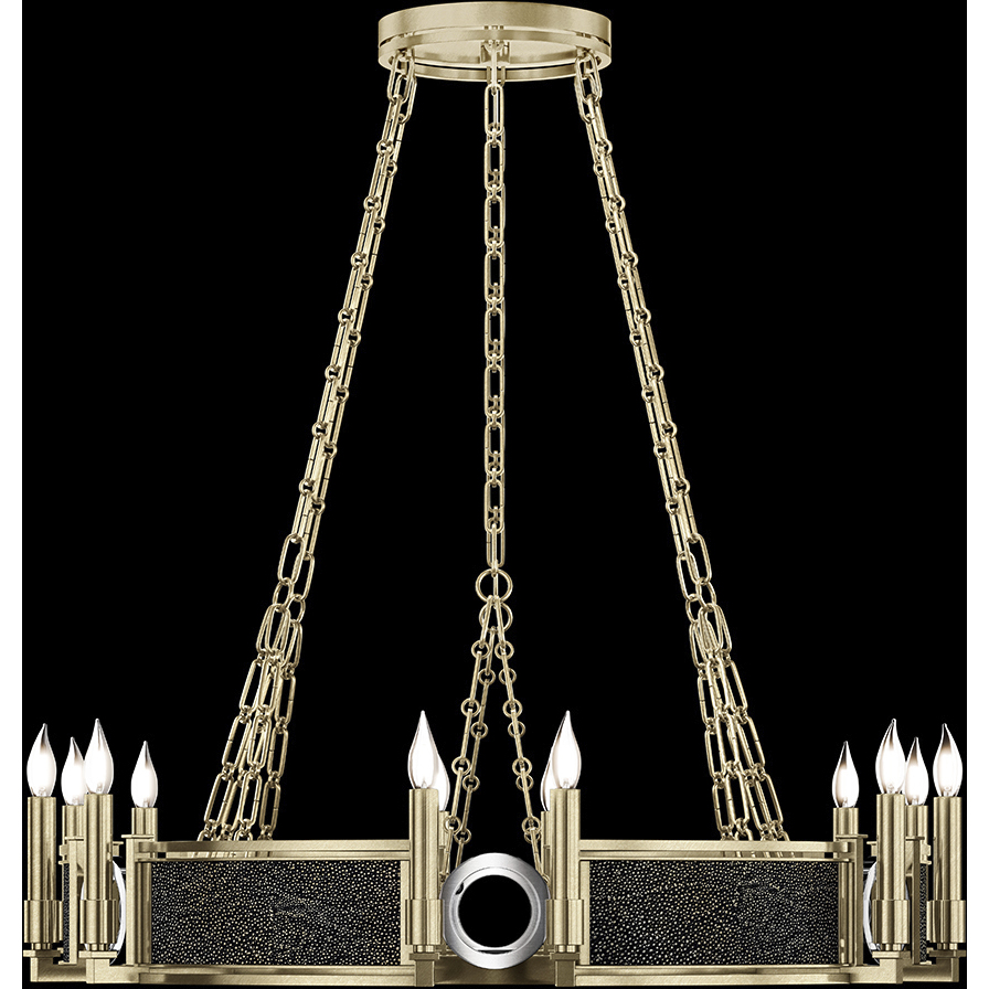 Mirage 12 Light 35.75 inch Gold Chandelier Ceiling Light
