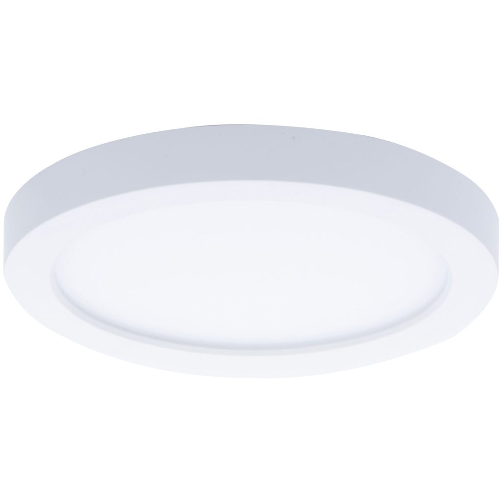 Round LED 5.25 inch White Flush Mount Ceiling Light in 3500K, 1, WAC Limited