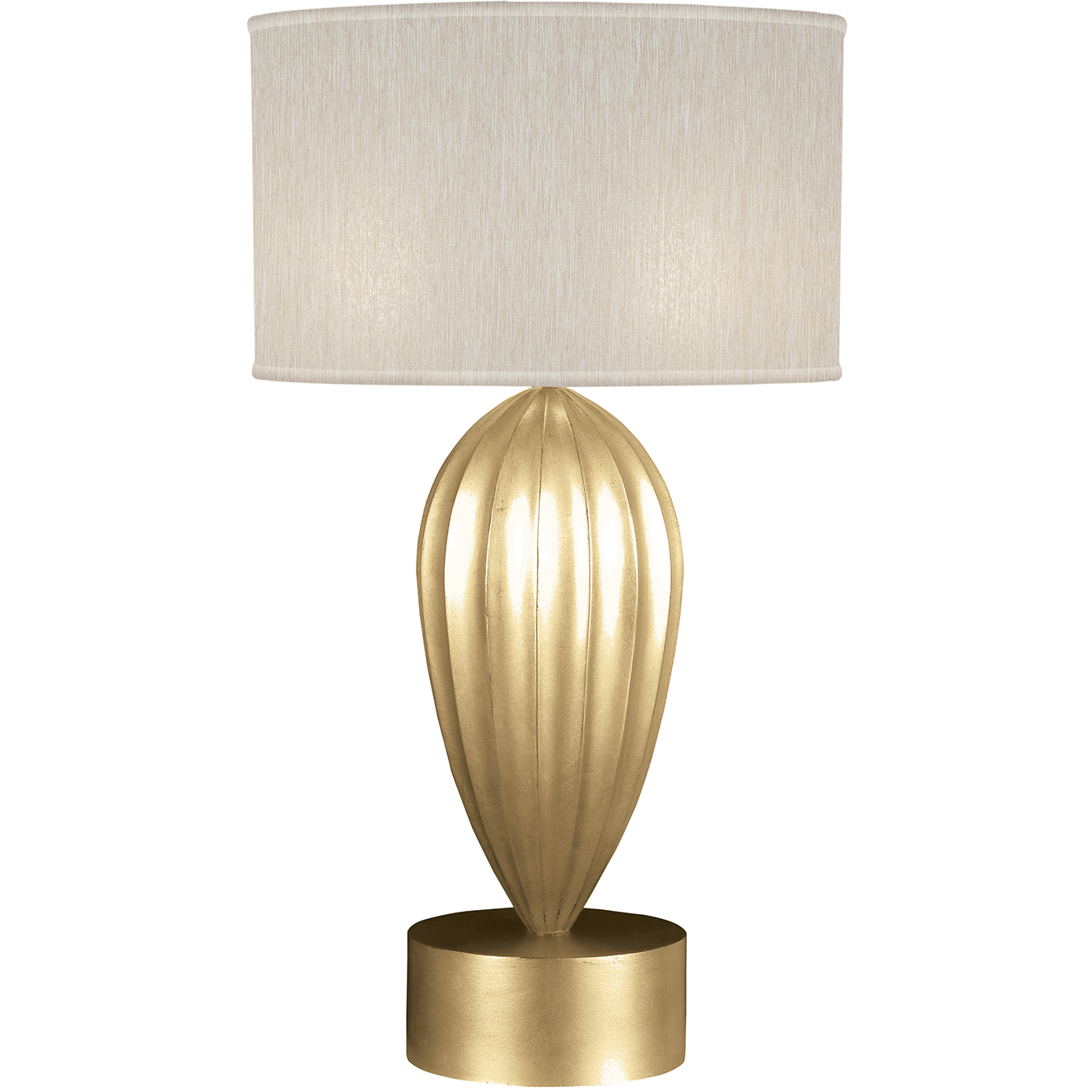 Allegretto 33 inch 150 watt Gold Table Lamp Portable Light