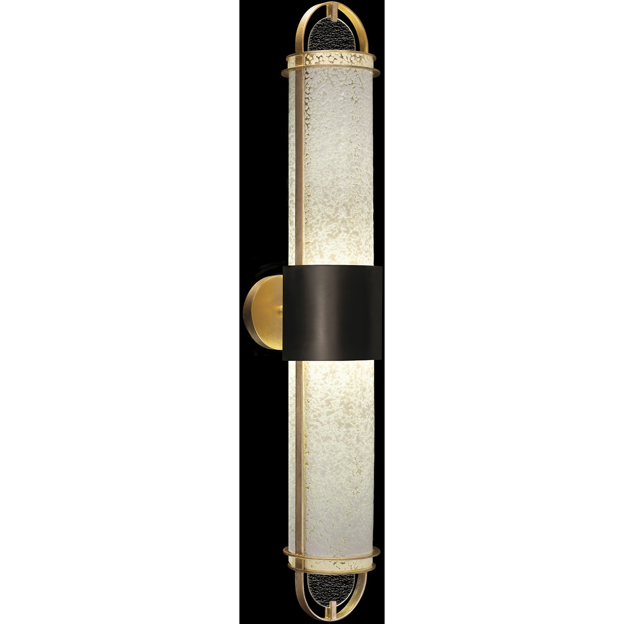 Bond LED 5.5 inch Black and Gold Sconce Wall Light