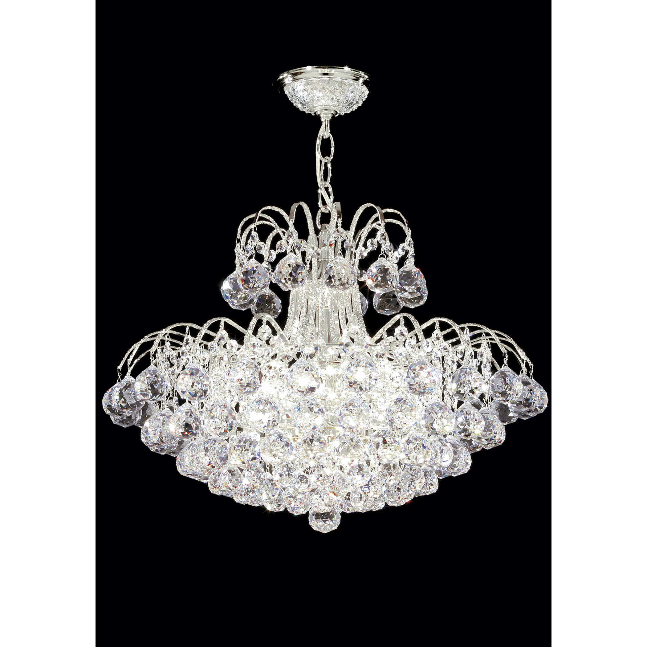 Jacqueline 16 Light 26 inch Silver Chandelier Ceiling Light