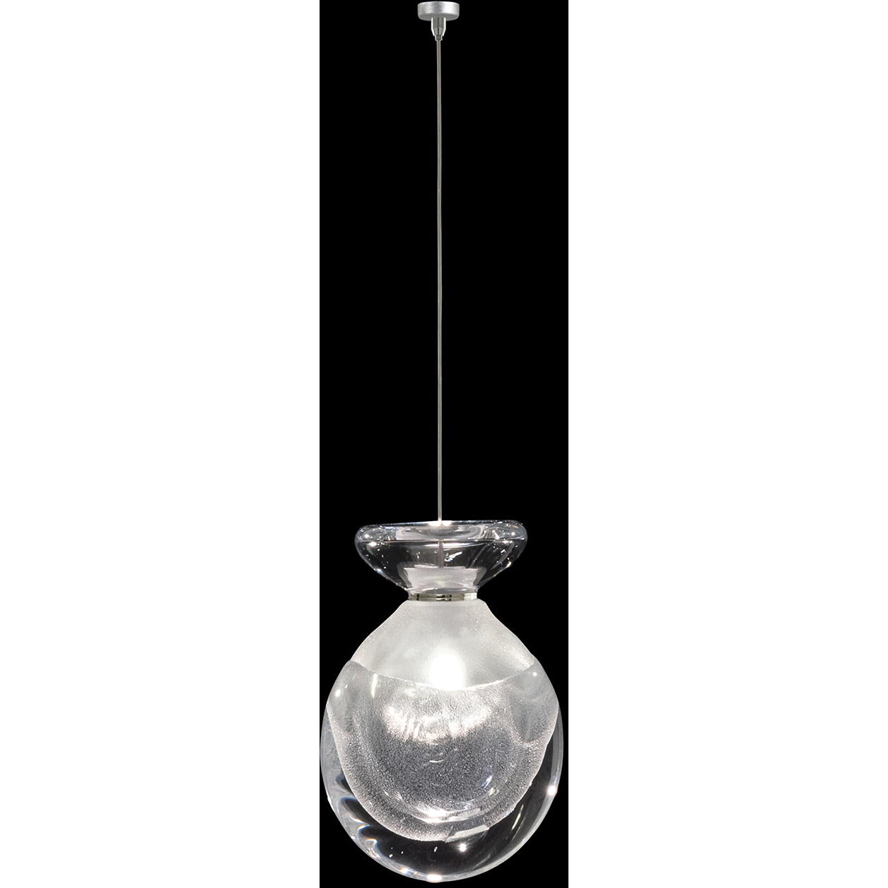 Essence 1 Light 6.5 inch Silver Drop Light Ceiling Light