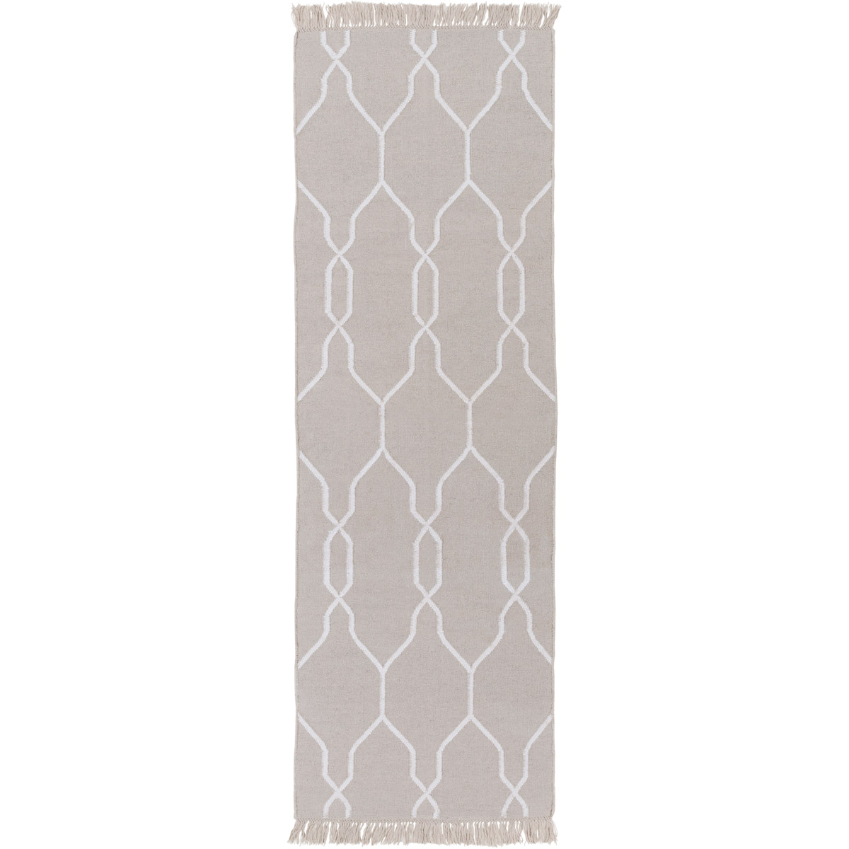 Lagoon 96 X 30 inch Gray and Neutral Indoor Area Rug, PET Yarn