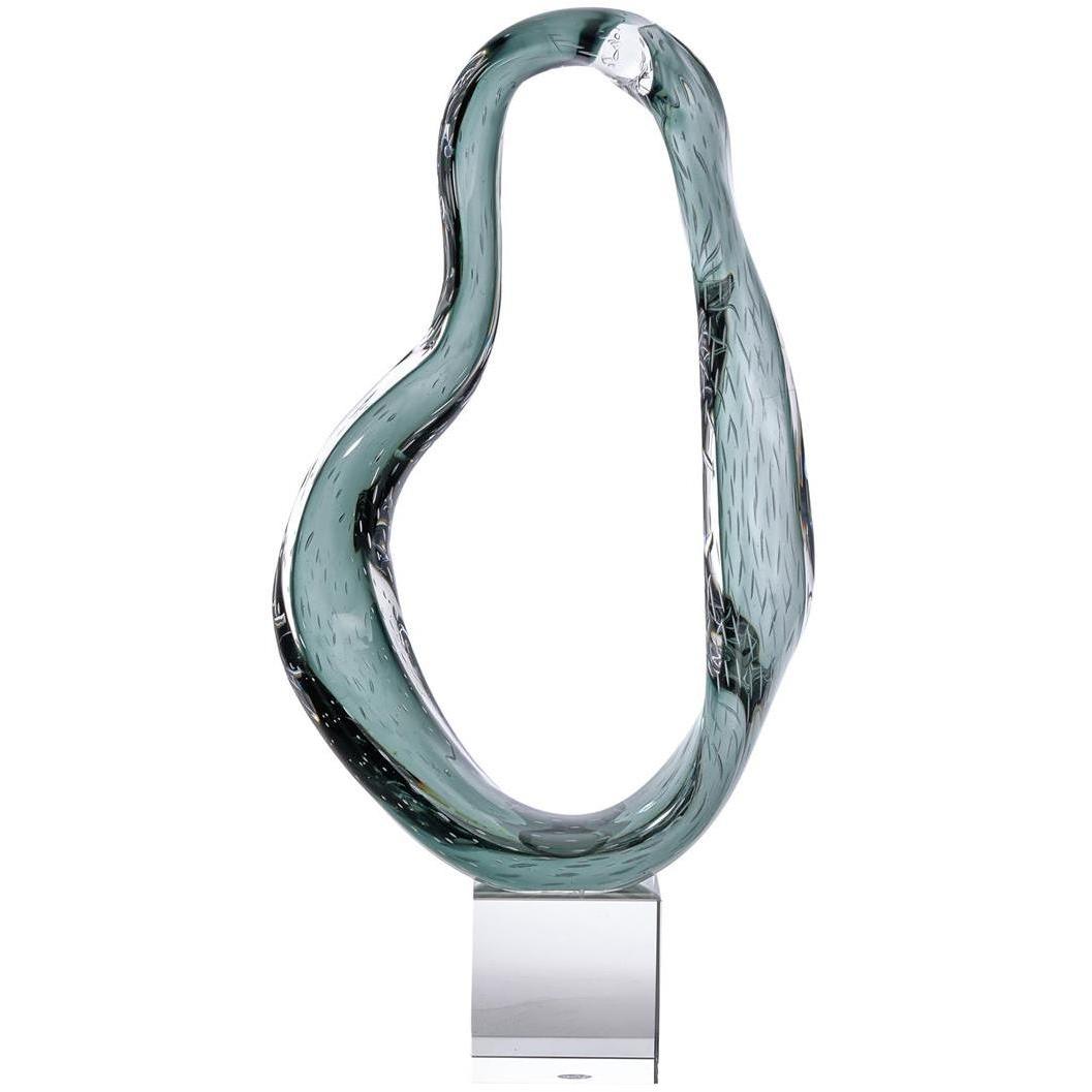 Viridian Flux II 18.5 X 11.5 inch Sculpture