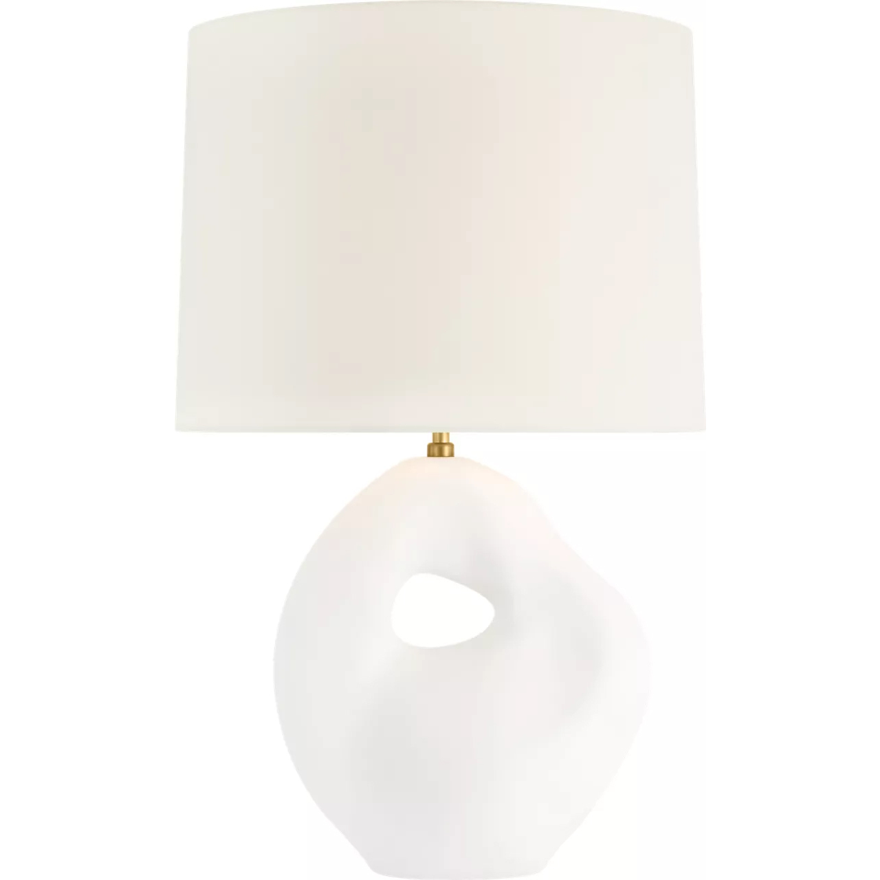 AERIN Adria 25.25 inch 15 watt Plaster White Table Lamp Portable Light in with Cord