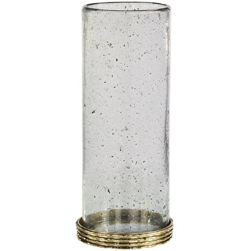 Ringed 16.5 X 7 inch Candleholder, Small