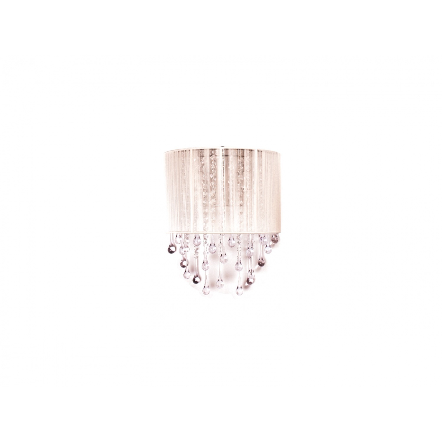 Beverly Dr. Wall Sconce Wall Light in White Silk String