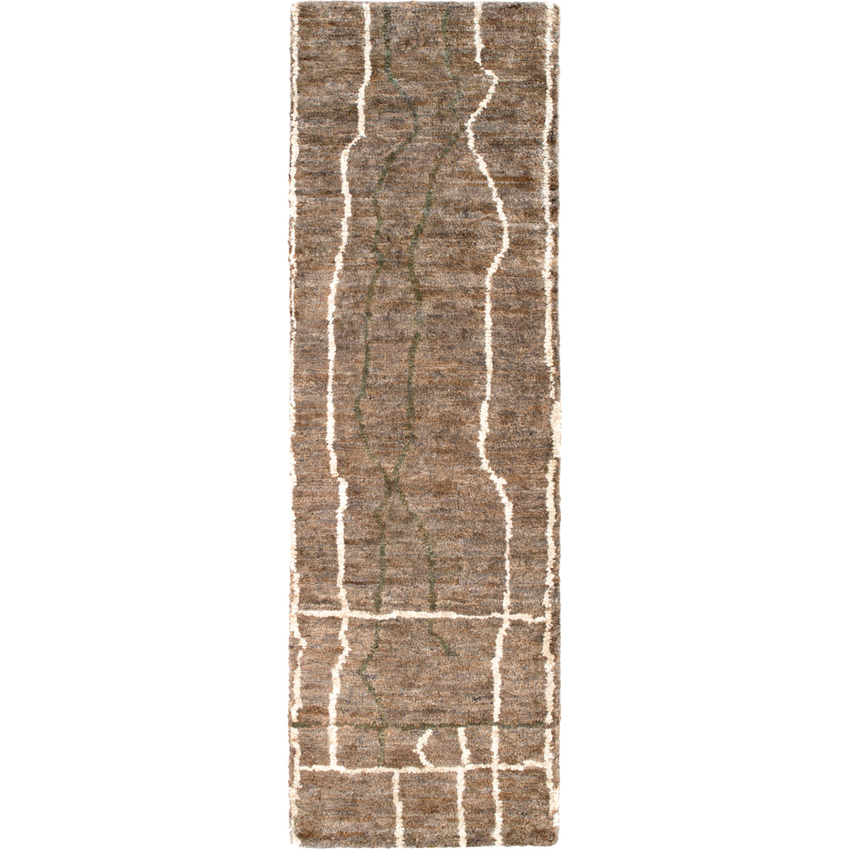 Scarborough 36 X 24 inch Medium Gray, Tan, Dark Brown Rug