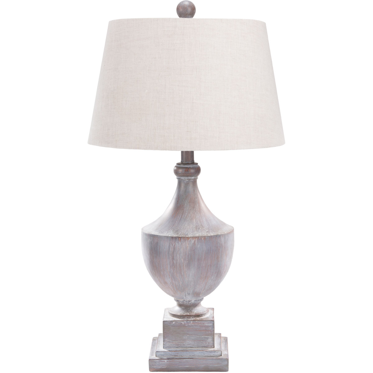 Eleanor 28 inch 100 watt Gray Washed Table Lamp Portable Light