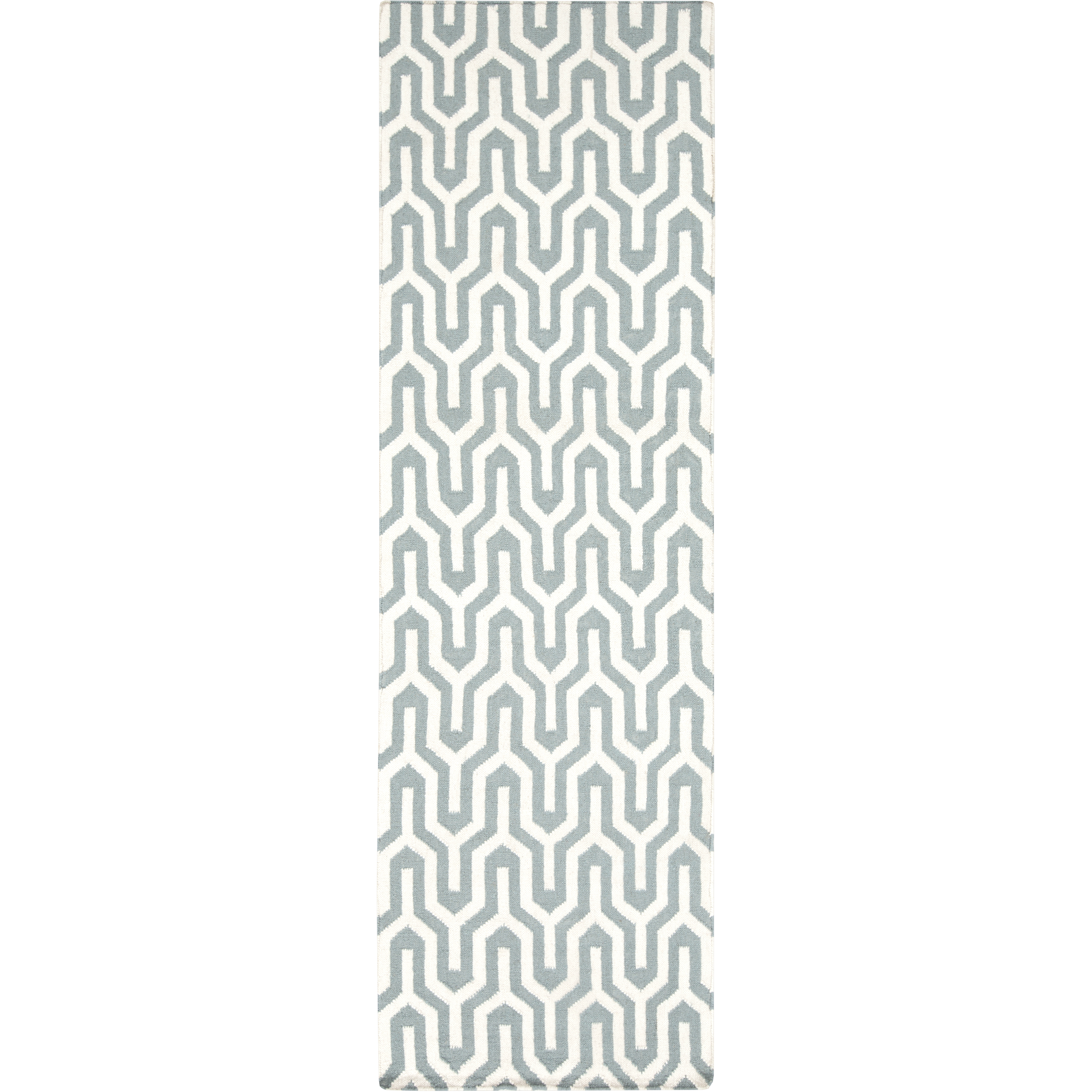 Fallon 96 X 30 inch Olive, Ivory Rug