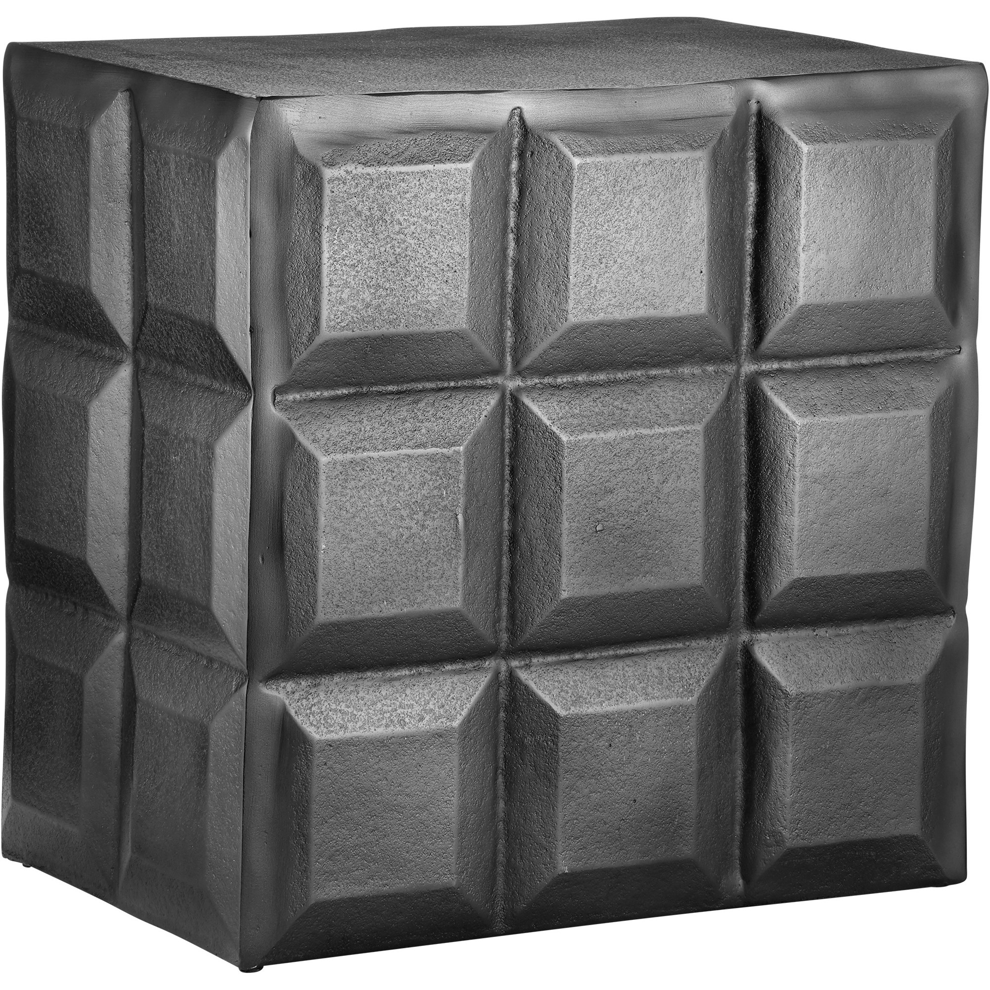 Bower 18.5 X 18.25 inch Black Nickel Side Table