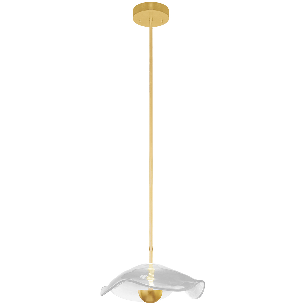 Embark 1 Light 12 inch Gold Pendant Ceiling Light