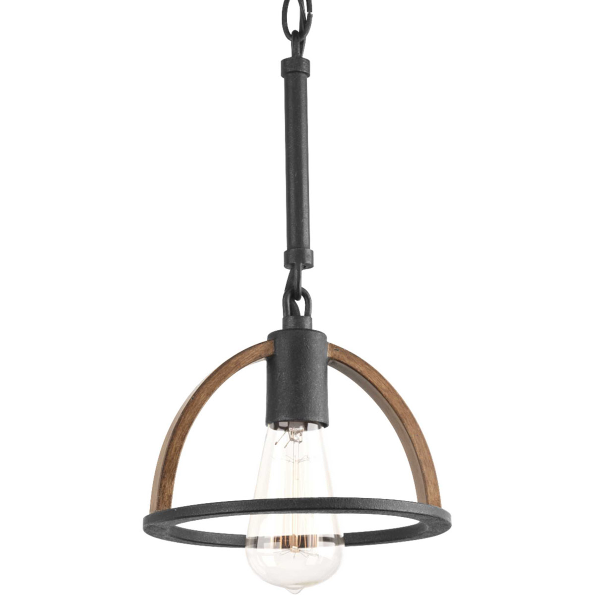 Trestle 1 Light 7.88 inch Gilded Iron Mini-Pendant Ceiling Light