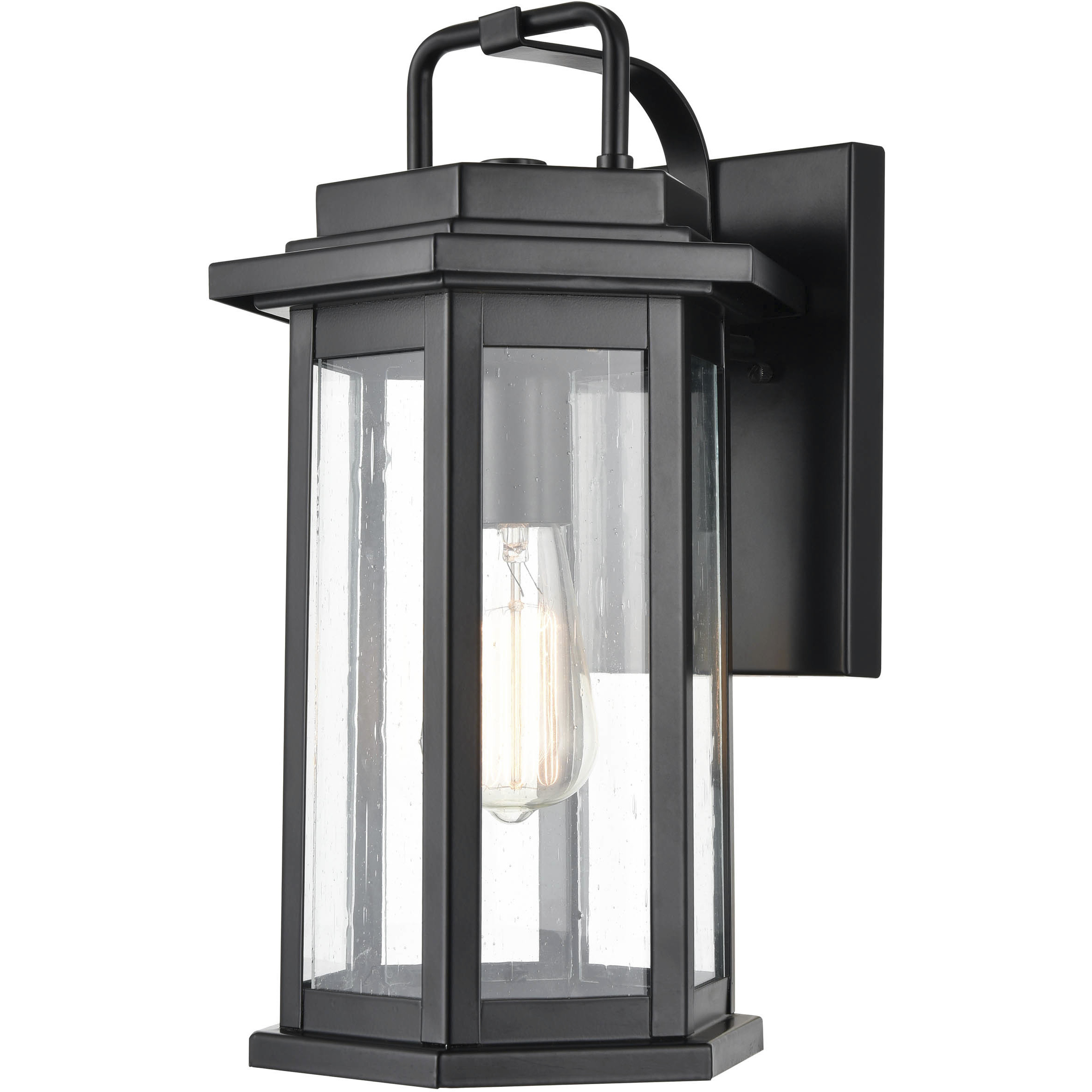 Ellis 1 Light 15 inch Powder Coated Black Outdoor Wall Sconce