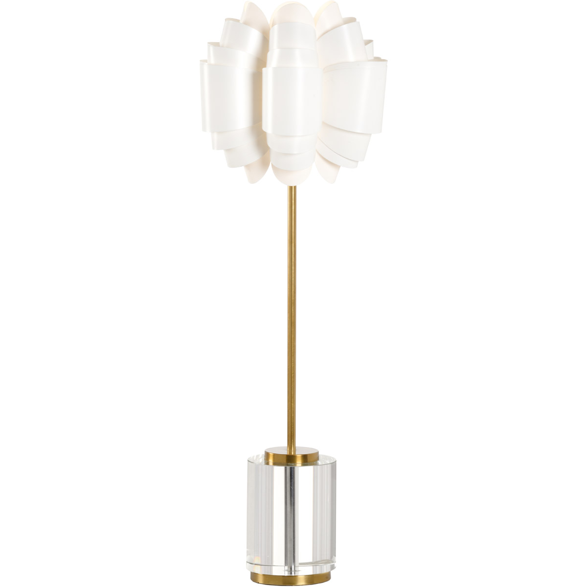 Wildwood 32 inch 60 watt Antique Brass Buffet Lamp Portable Light