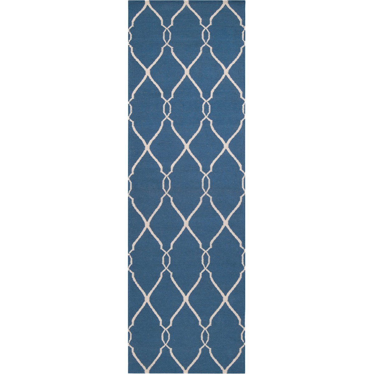 Fallon 96 X 30 inch Dark Blue, Beige Rug