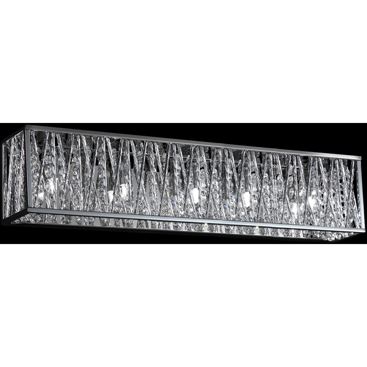 Terra 5 Light 26.75 inch Chrome Vanity Wall Light in G9