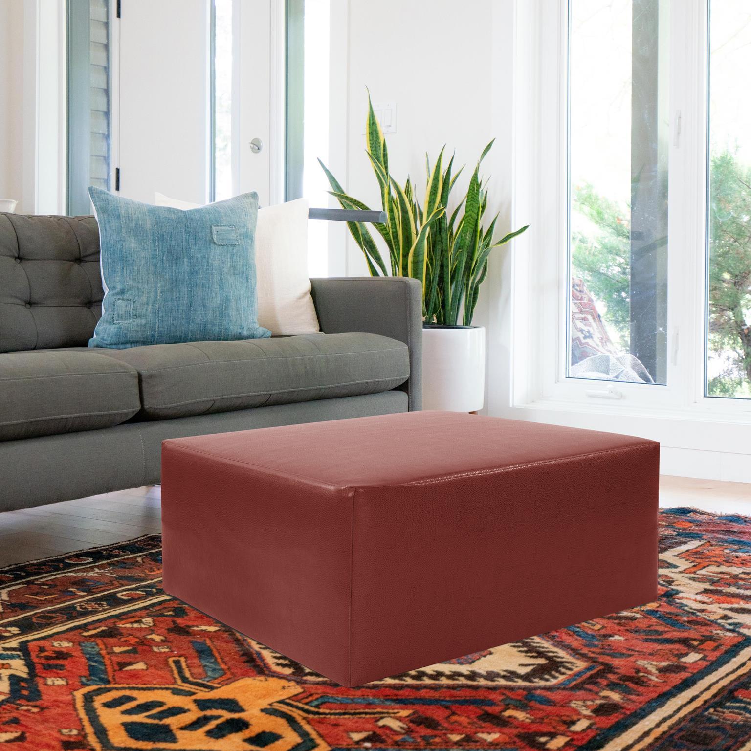Universal 18 inch Apple Ottoman, 36in Square, The Avanti Collection