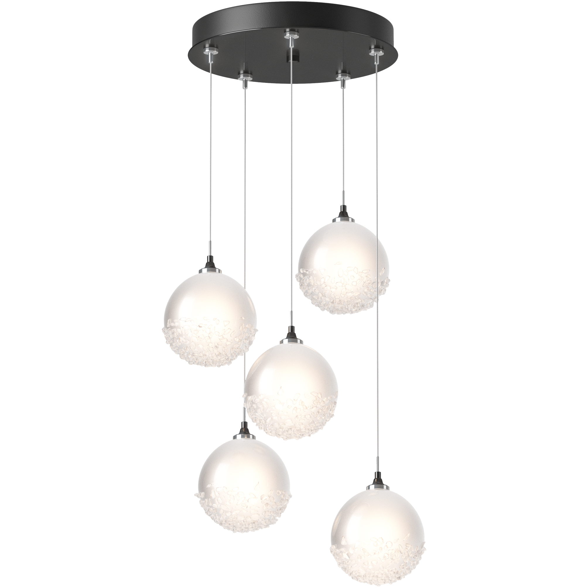 Fritz 5 Light 15.4 inch Ink Pendant Ceiling Light, Standard