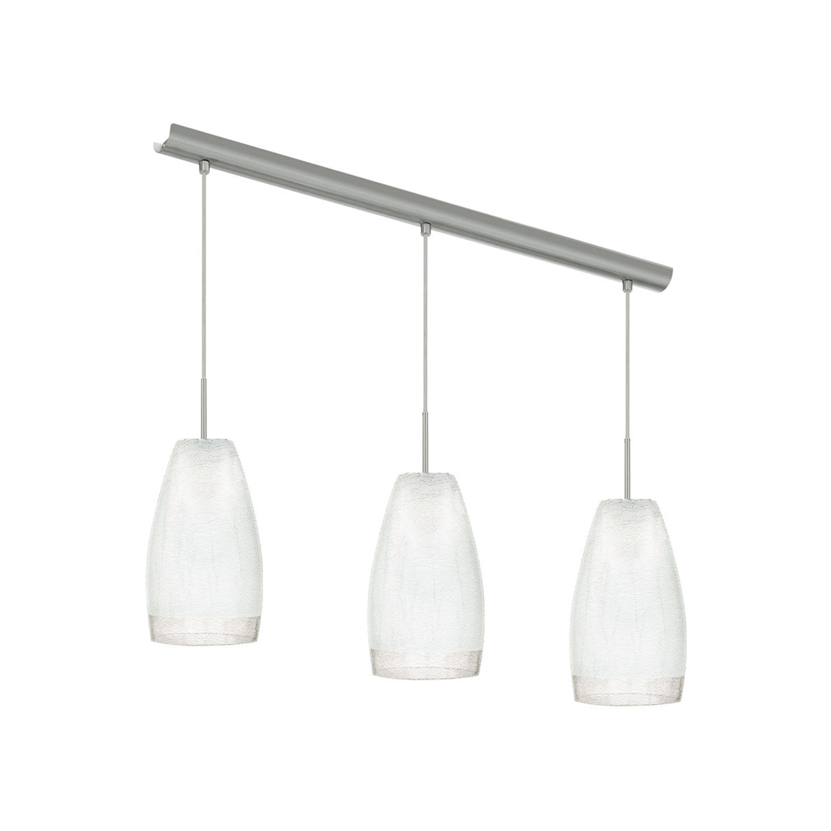 Crash 3 Light 28 inch Matte Nickel Kitchen Island Pendant Ceiling Light