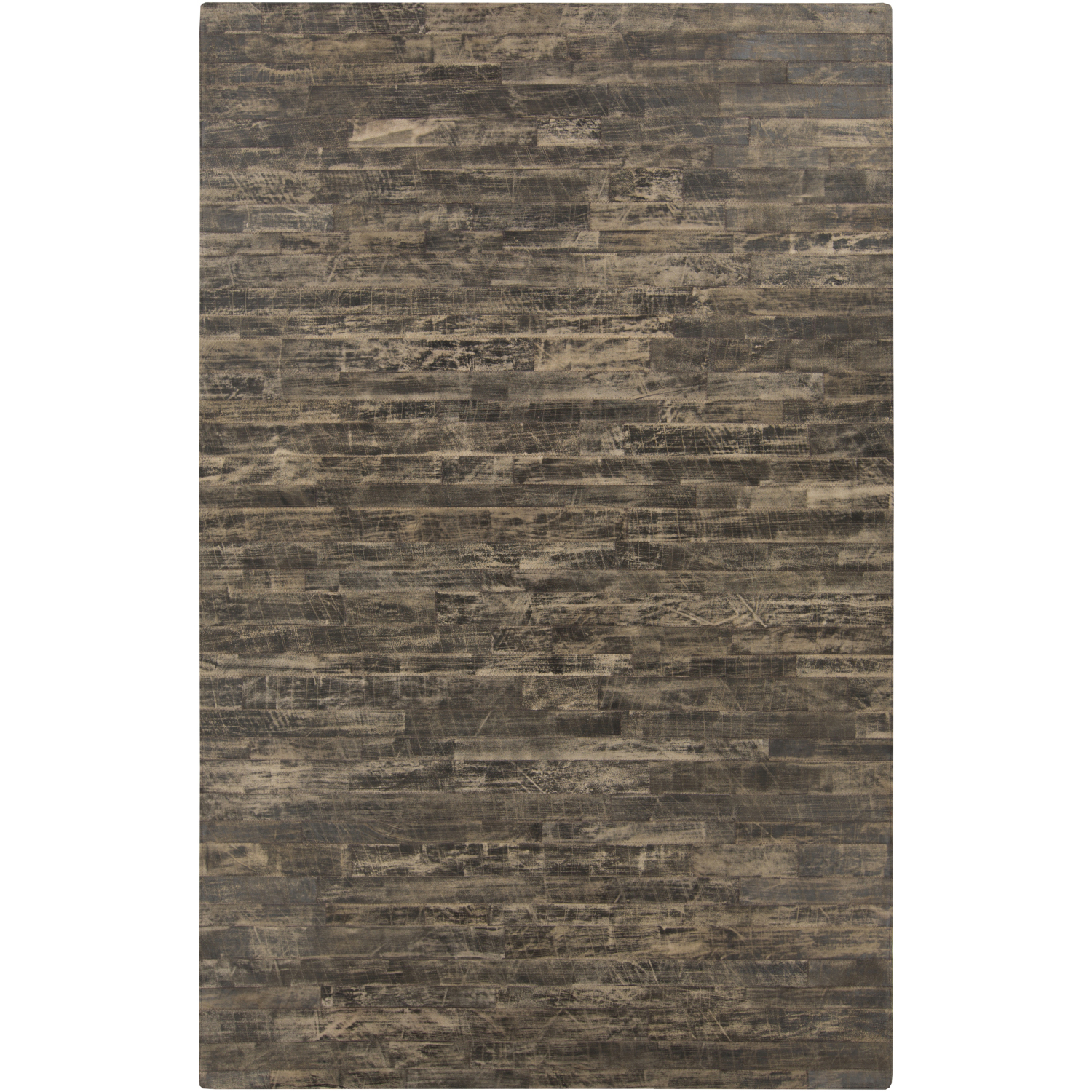 Appalachian Gray / Black Handmade Rug