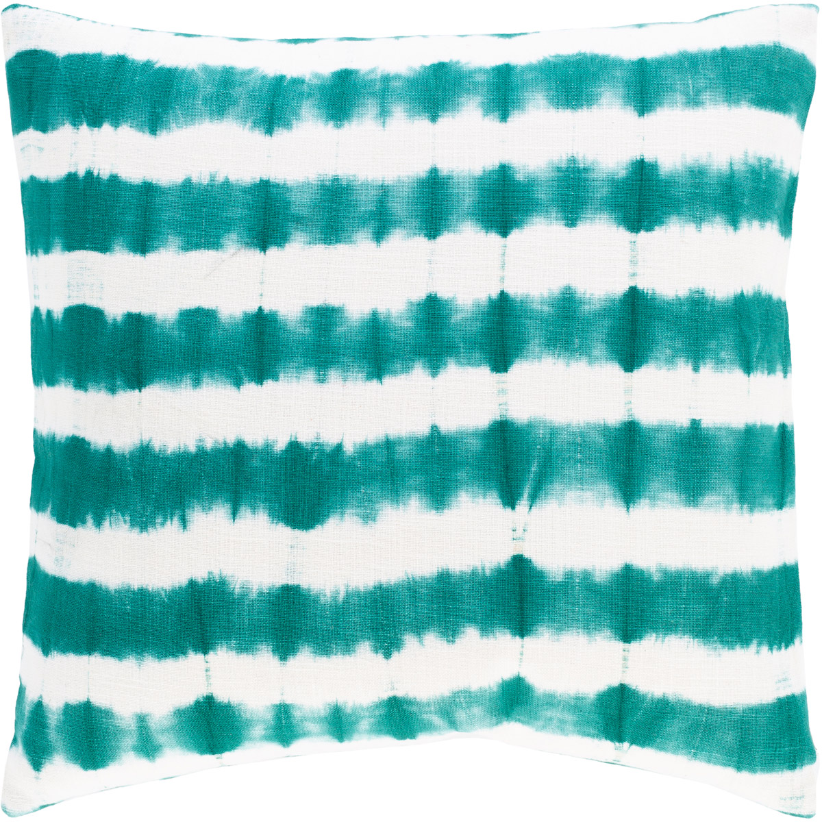 Suji 20 X 20 inch Teal/White Pillow Kit, Square