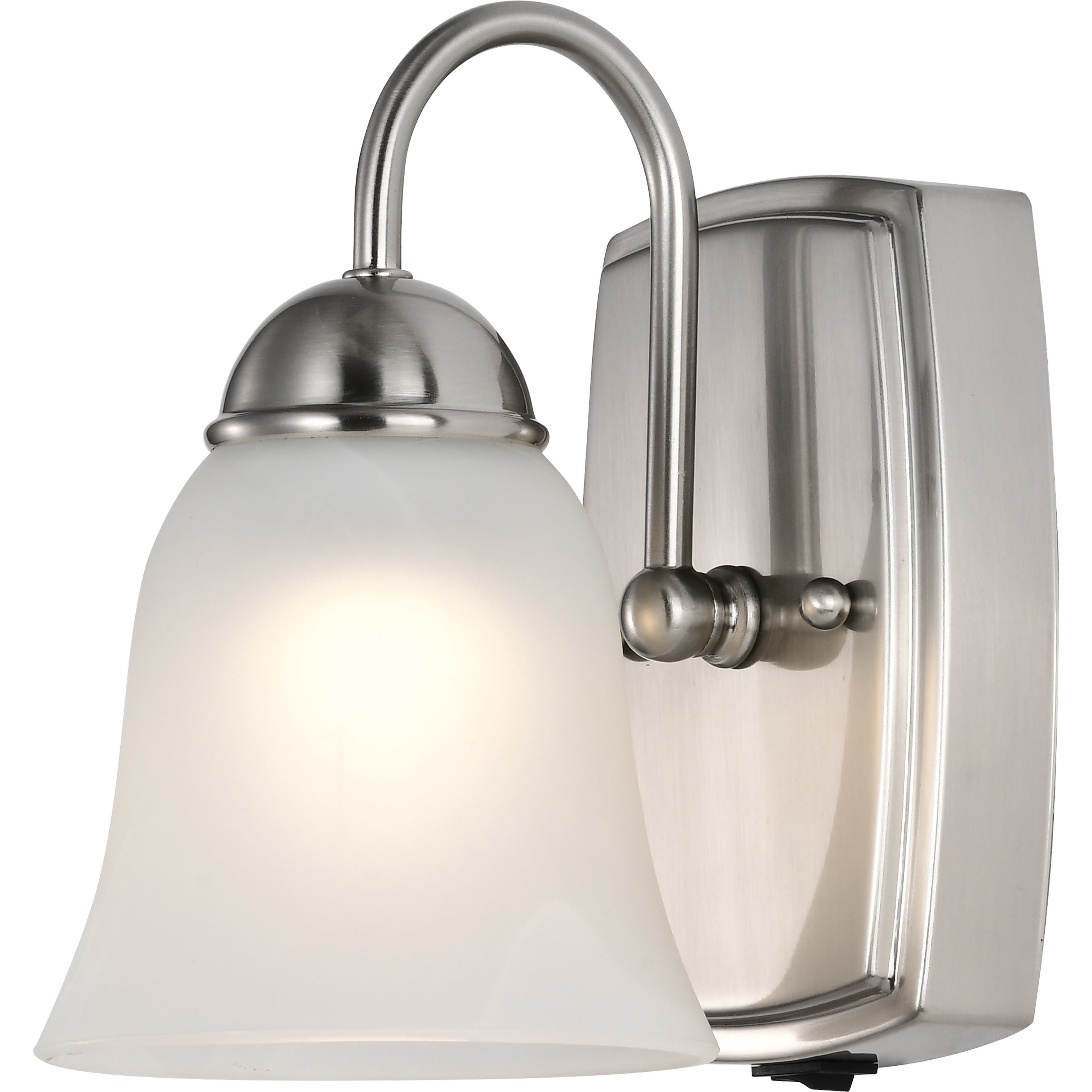 Brentwood LED 5 inch Brushed Nickel Wall Sconce Wall Light